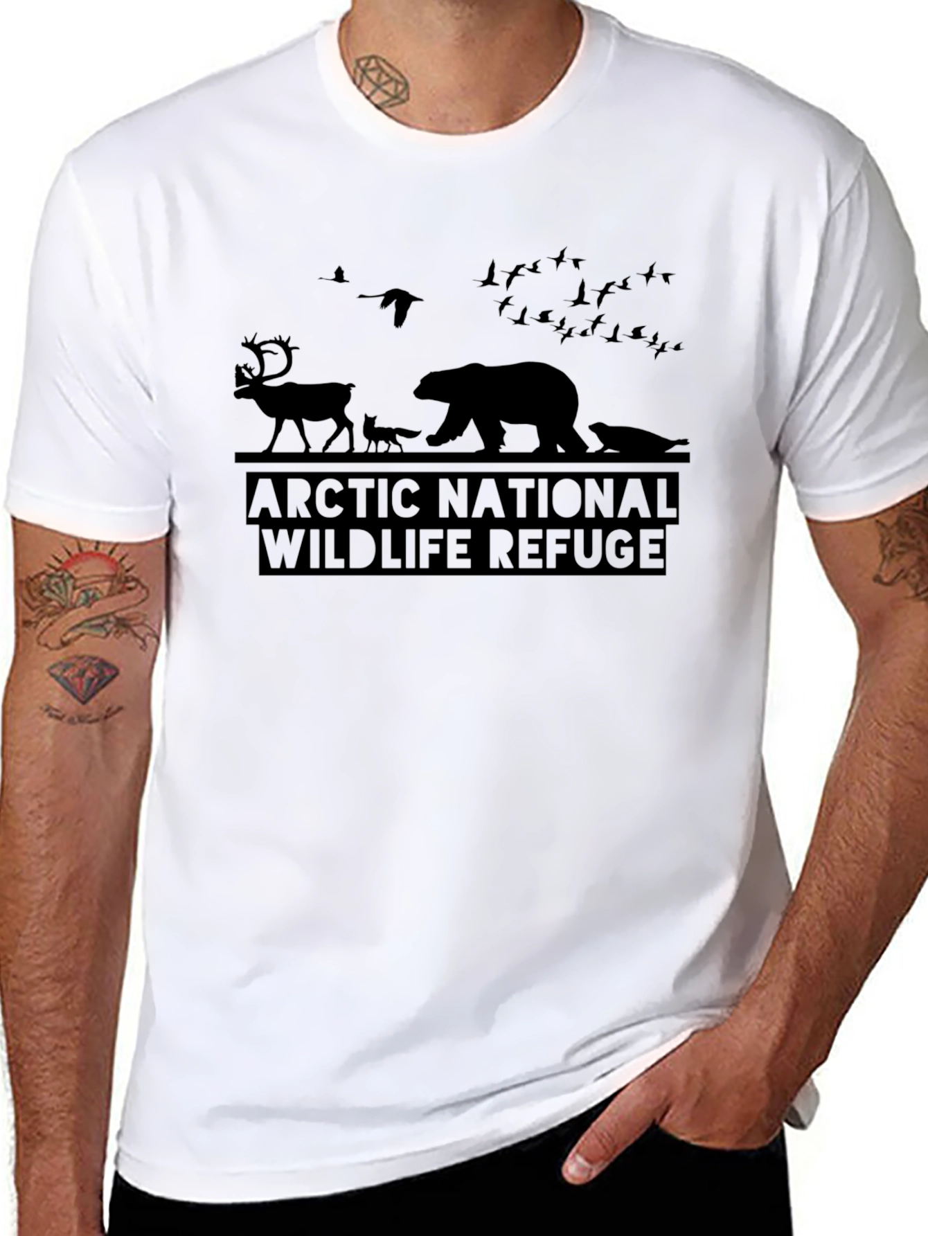 Arctic Wildlife Refuge Graphic Tee