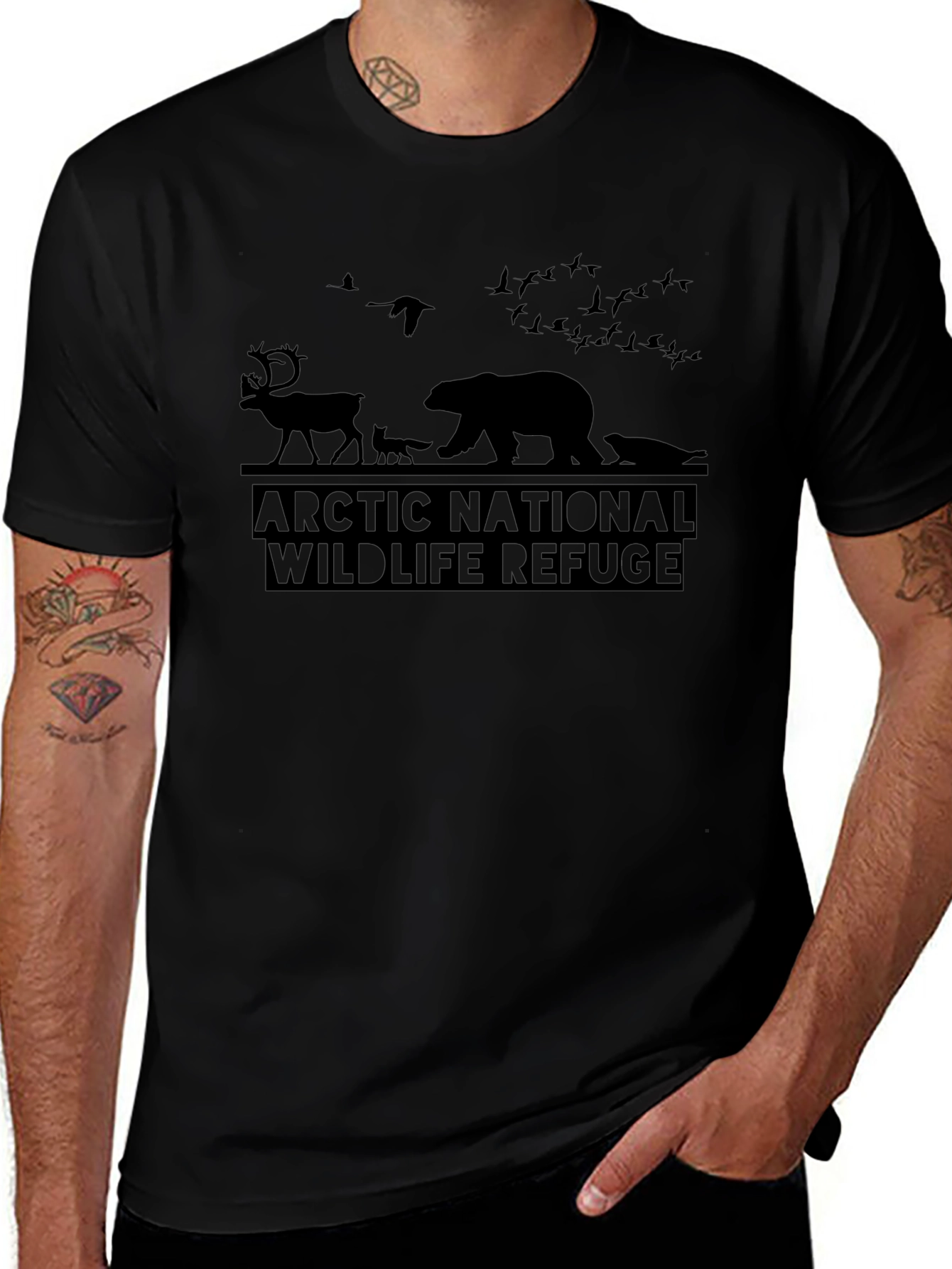 Arctic Wildlife Refuge Graphic Tee