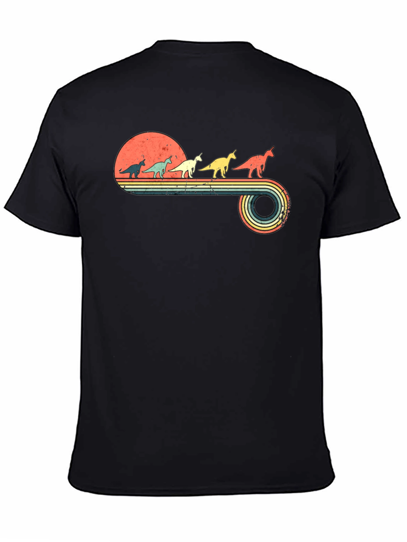 Retro Dinosaur Unicorn T-Shirt
