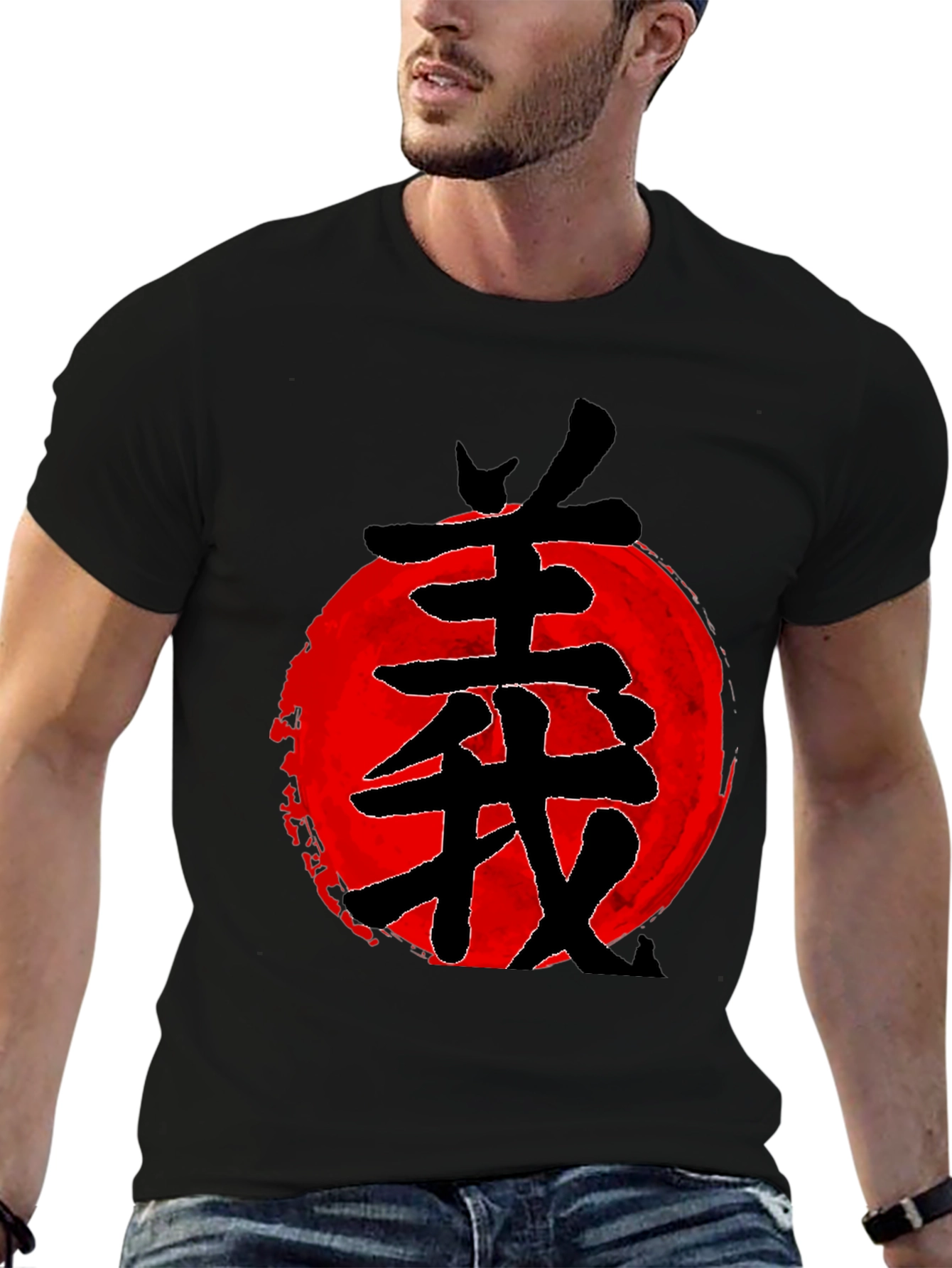 Japanese Kanji T-Shirt - Samurai Bushido Graphic Tee