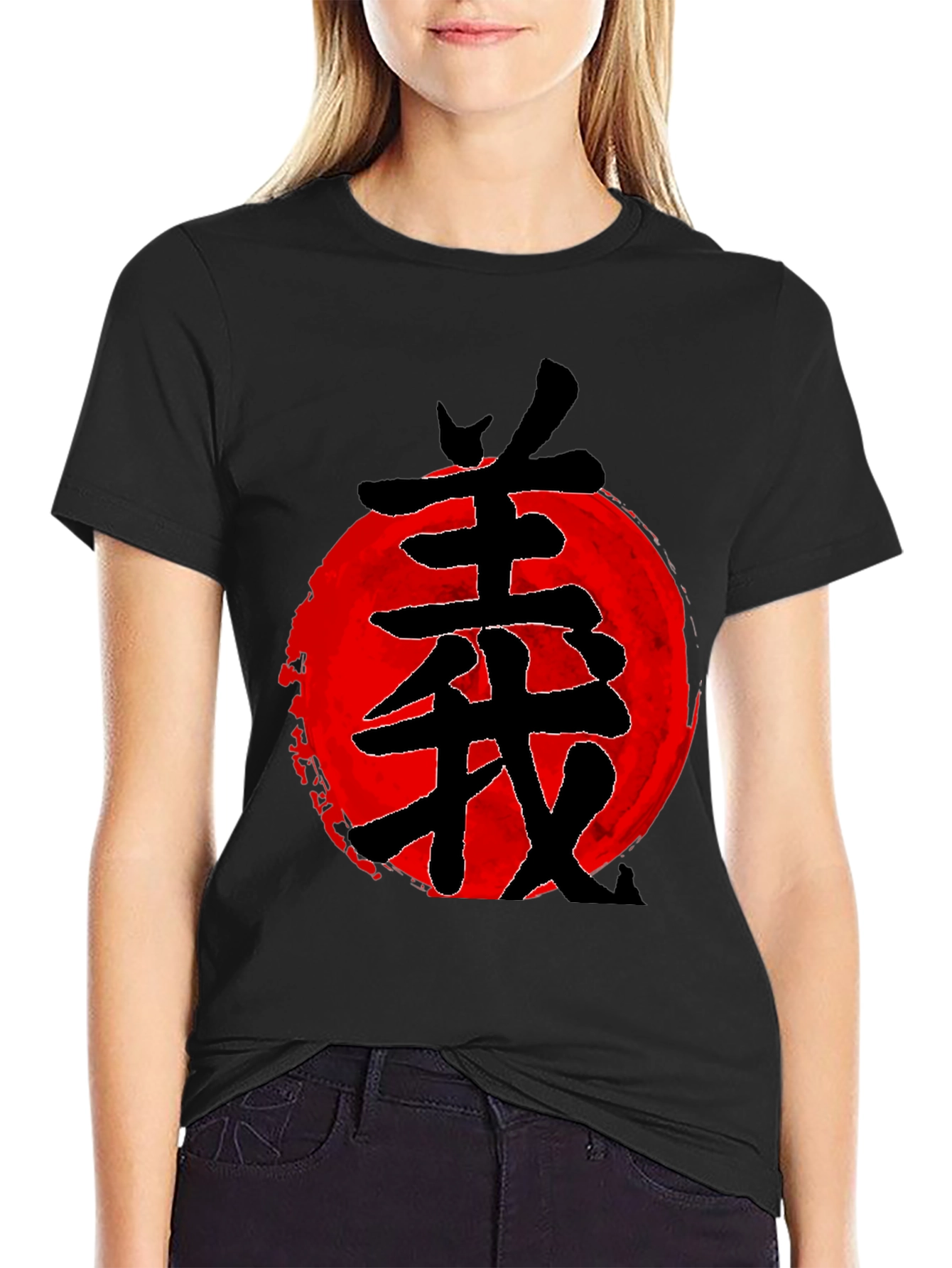 Japanese Kanji T-Shirt - Samurai Bushido Graphic Tee