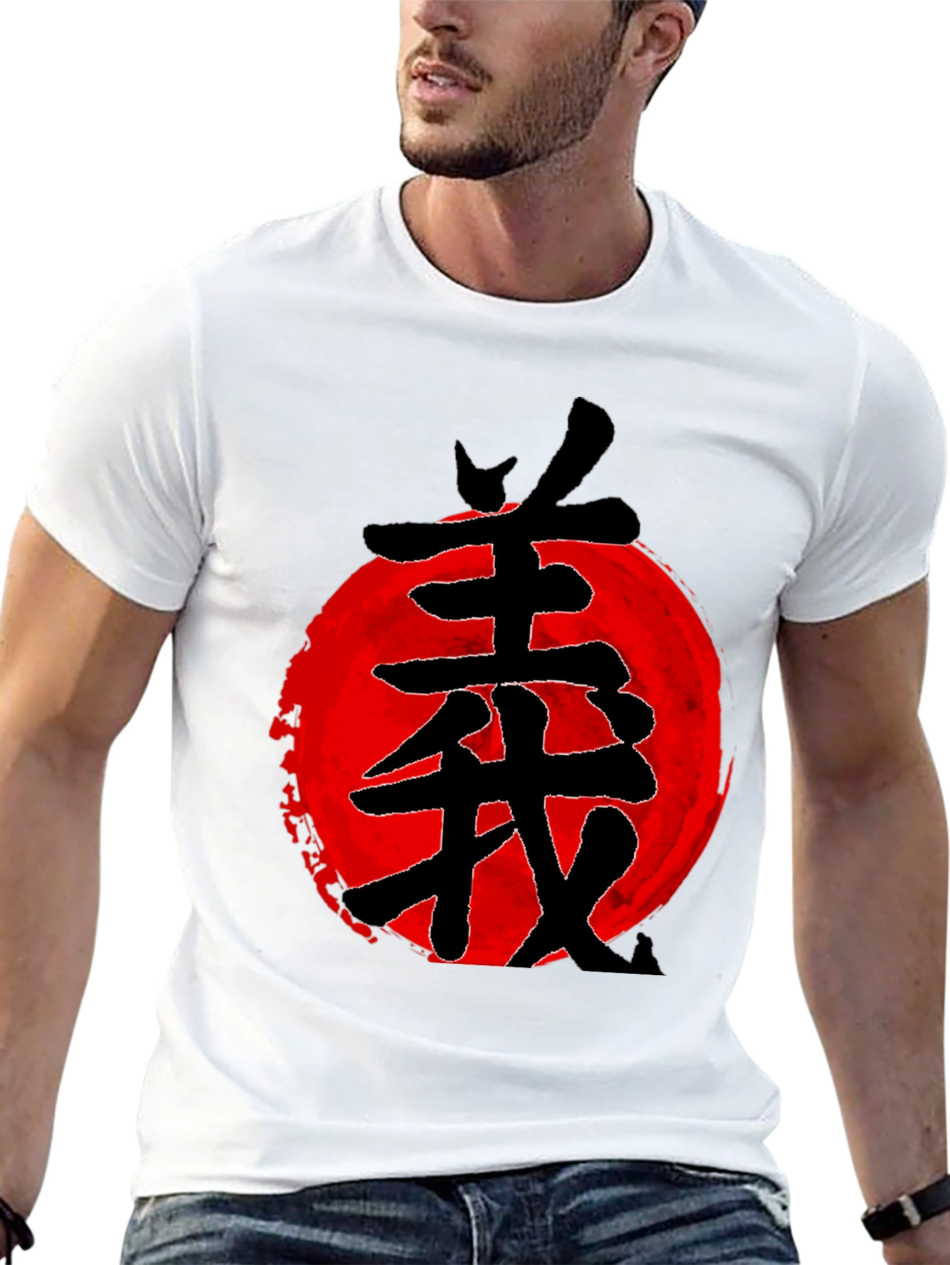 Japanese Kanji T-Shirt - Samurai Bushido Graphic Tee