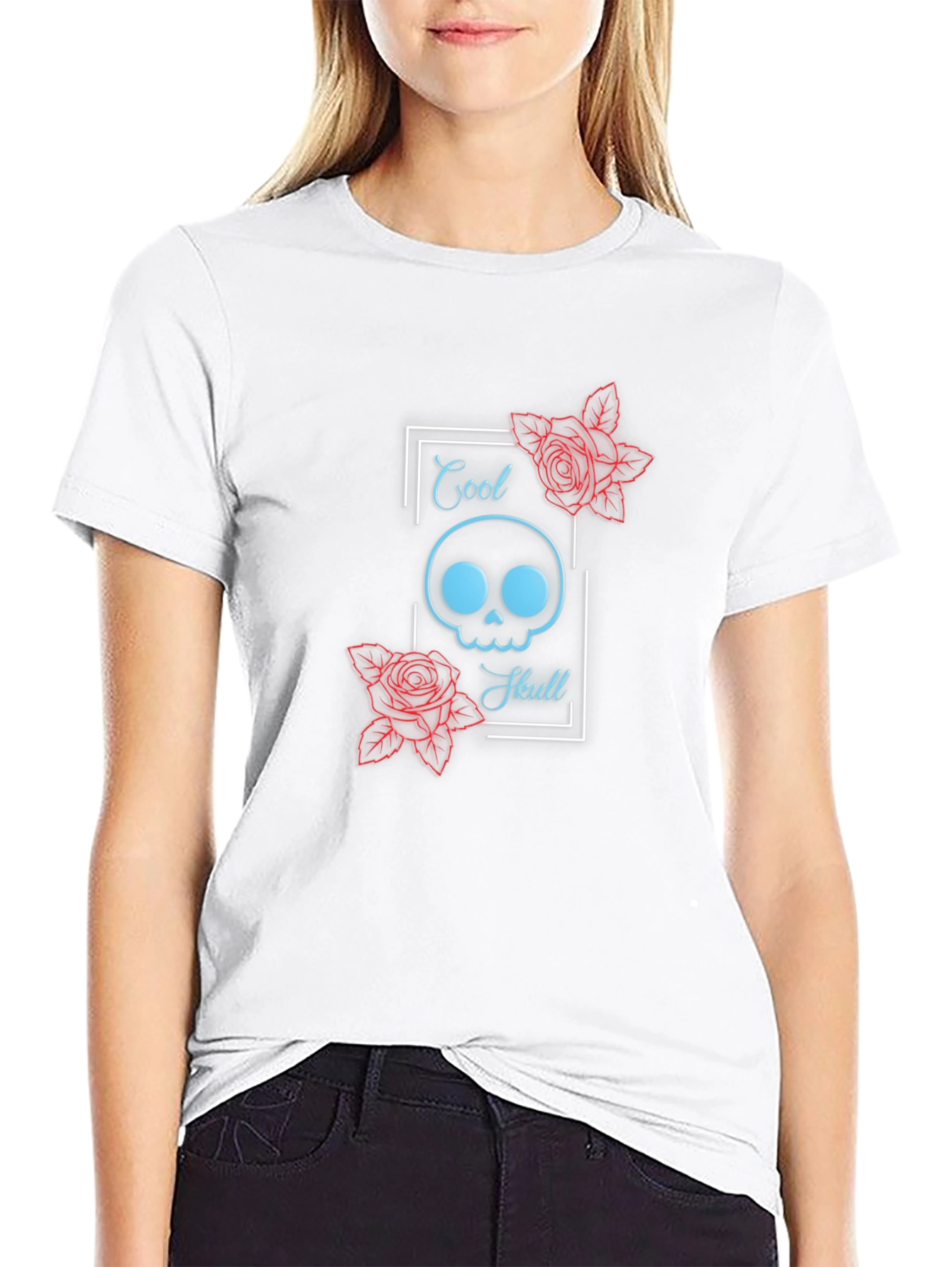 Cool Skull Graphic Tee - Stylish & Edgy
