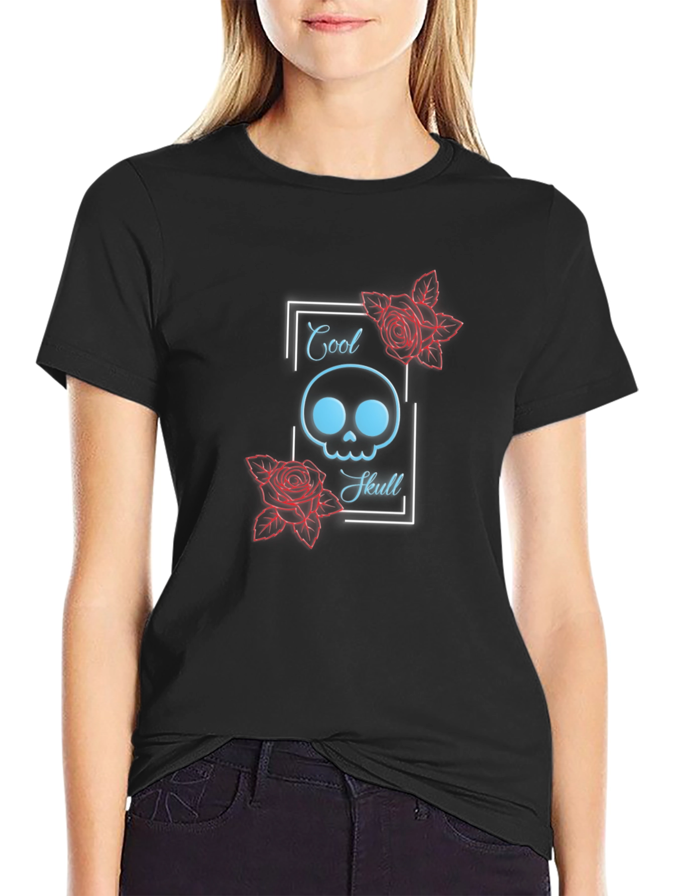 Cool Skull Graphic Tee - Stylish & Edgy