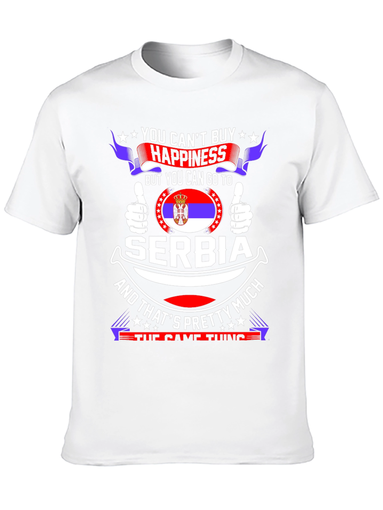 Serbia Happiness T-Shirt - Country Pride Tee