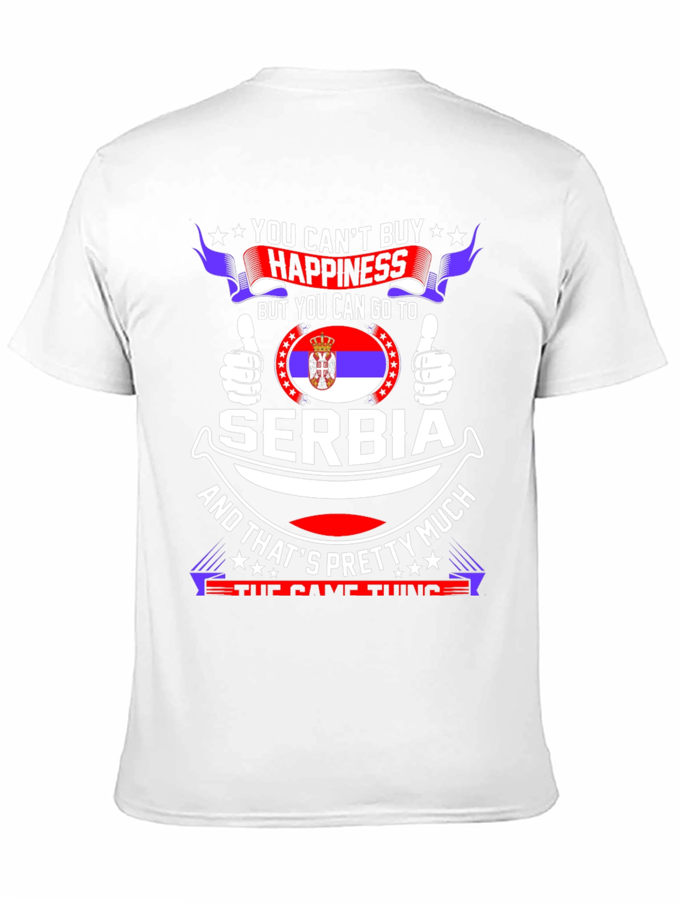 Serbia Happiness T-Shirt - Country Pride Tee