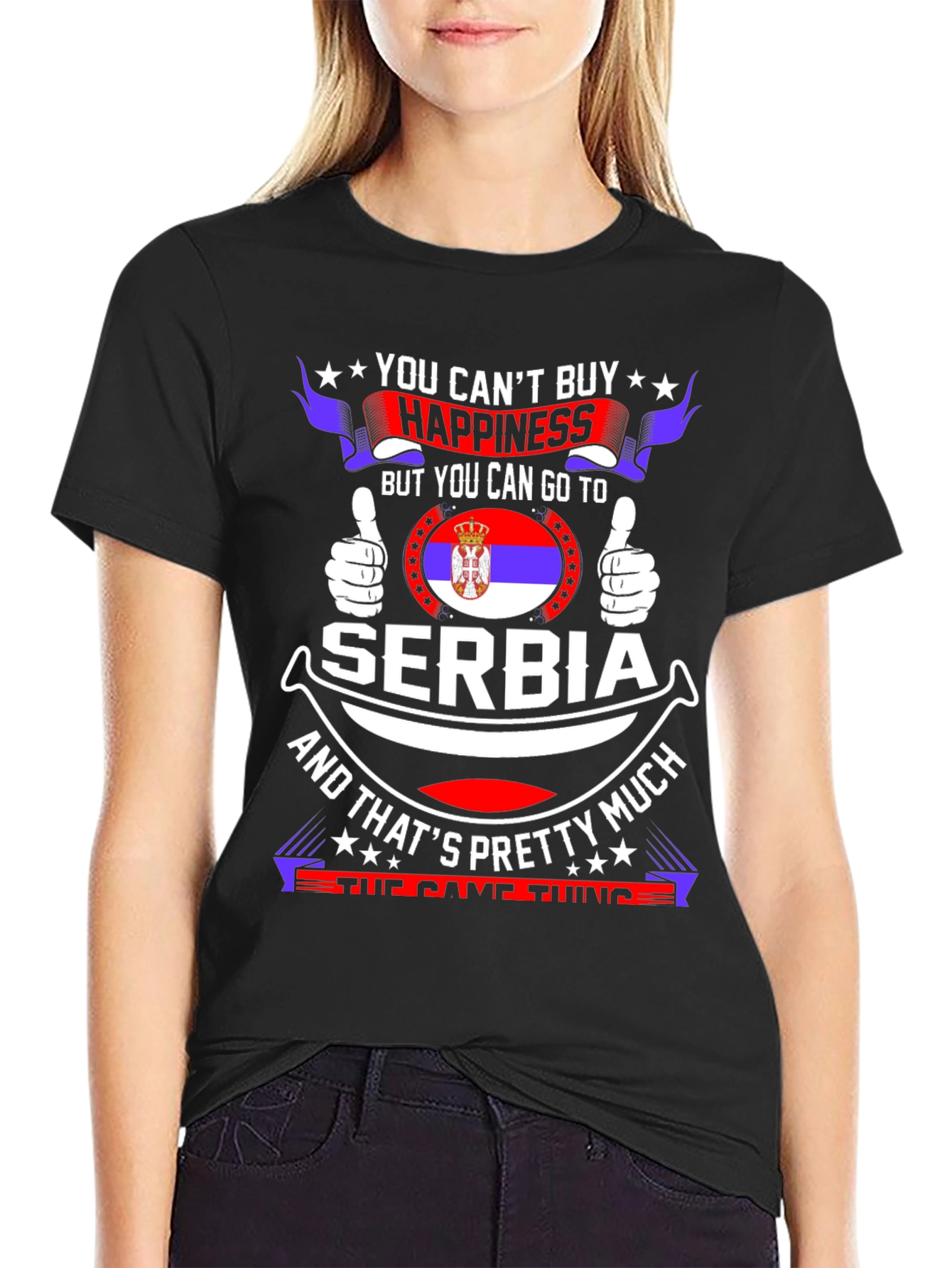 Serbia Happiness T-Shirt - Country Pride Tee