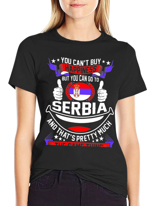 Serbia Happiness T-Shirt - Country Pride Tee