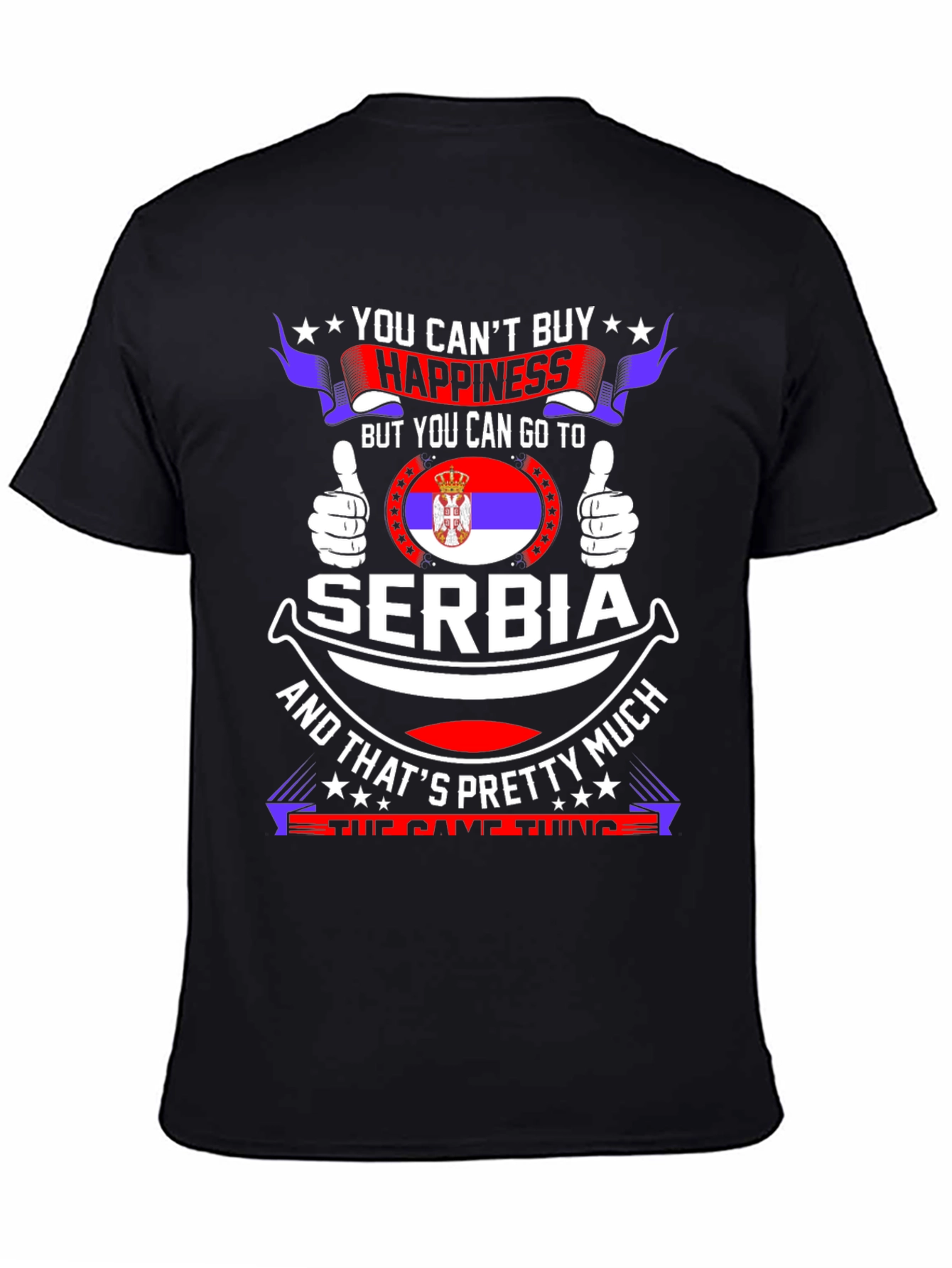 Serbia Happiness T-Shirt - Country Pride Tee