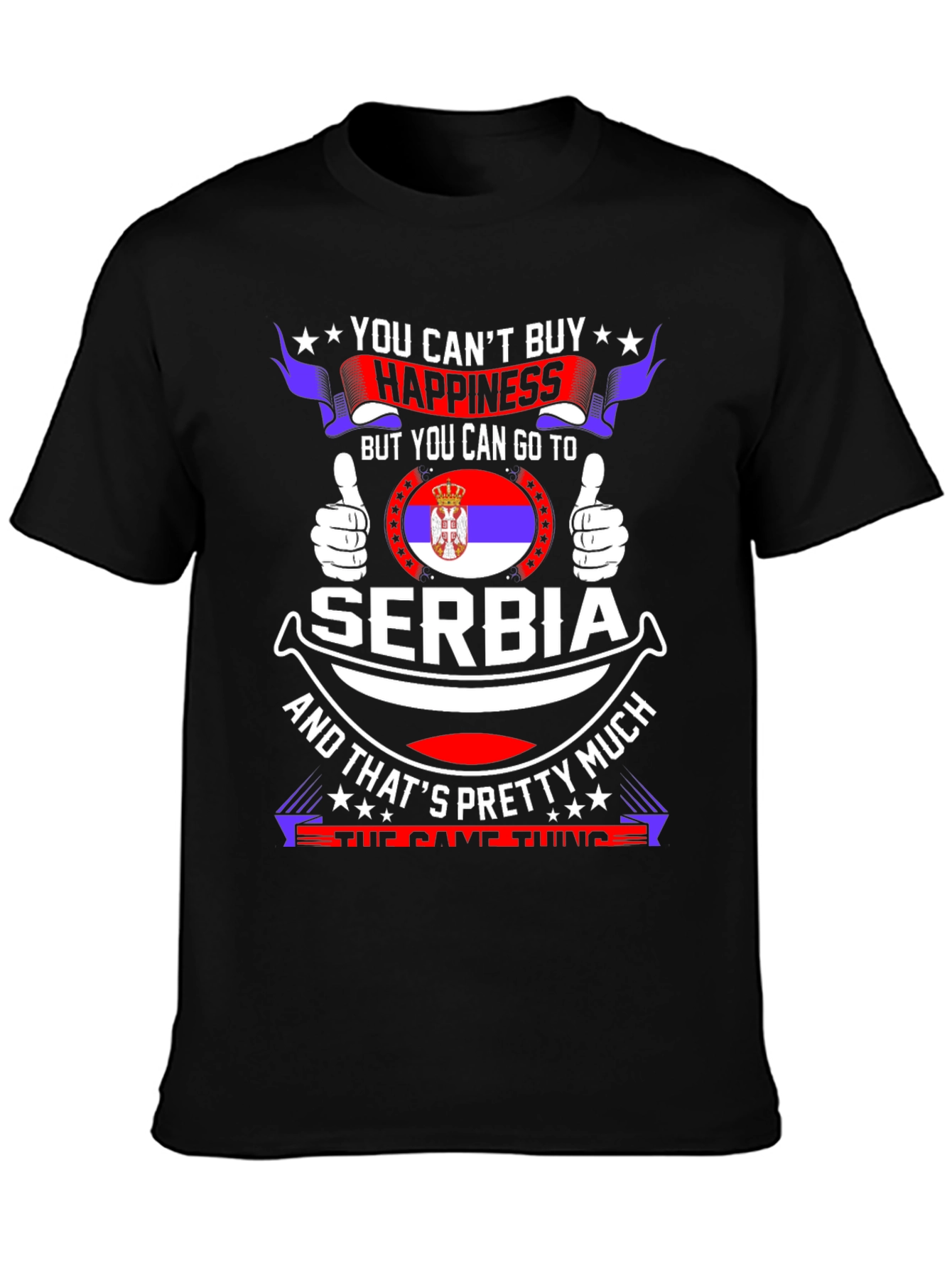 Serbia Happiness T-Shirt - Country Pride Tee