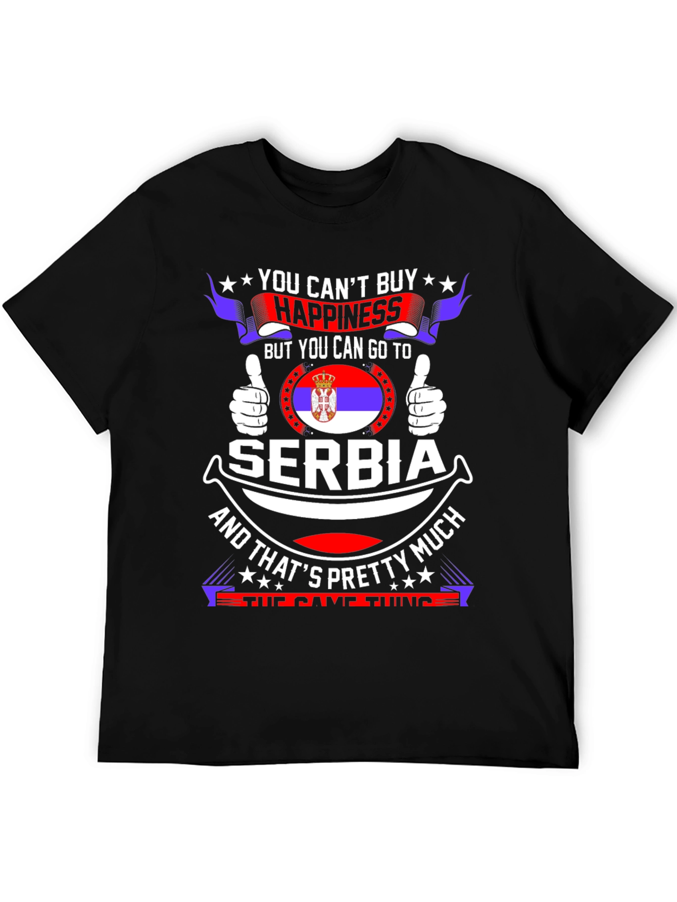 Serbia Happiness T-Shirt - Country Pride Tee