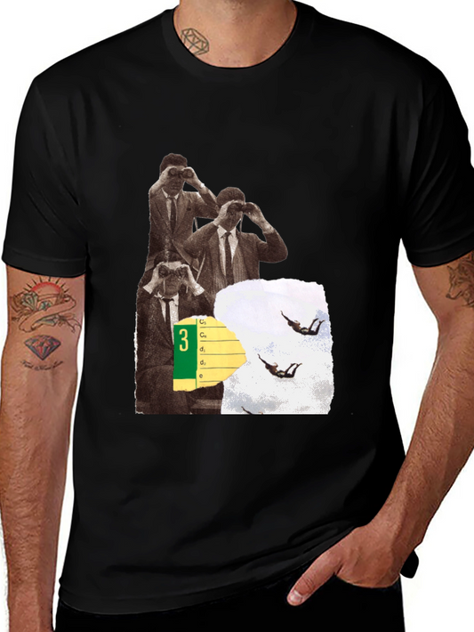 Intrigue Black Graphic Tee