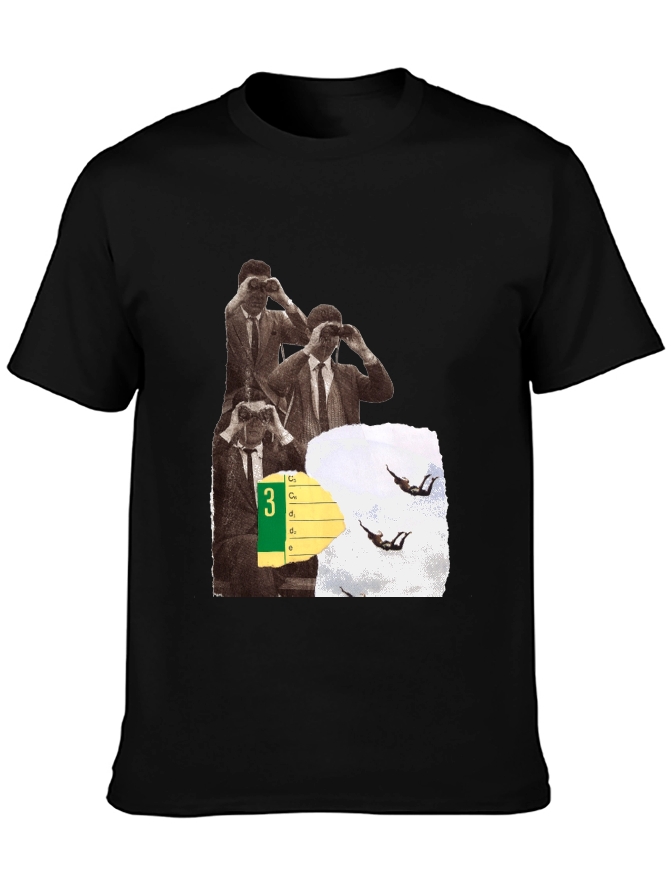 Intrigue Black Graphic Tee
