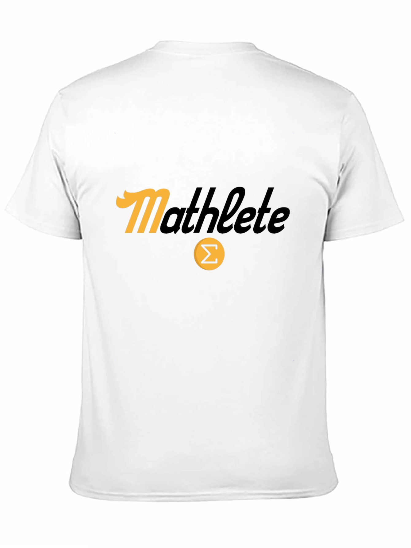 Mathlete T-Shirt - Black Tee with Summation Symbol