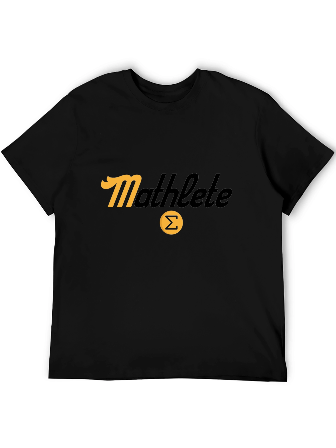 Mathlete T-Shirt - Black Tee with Summation Symbol