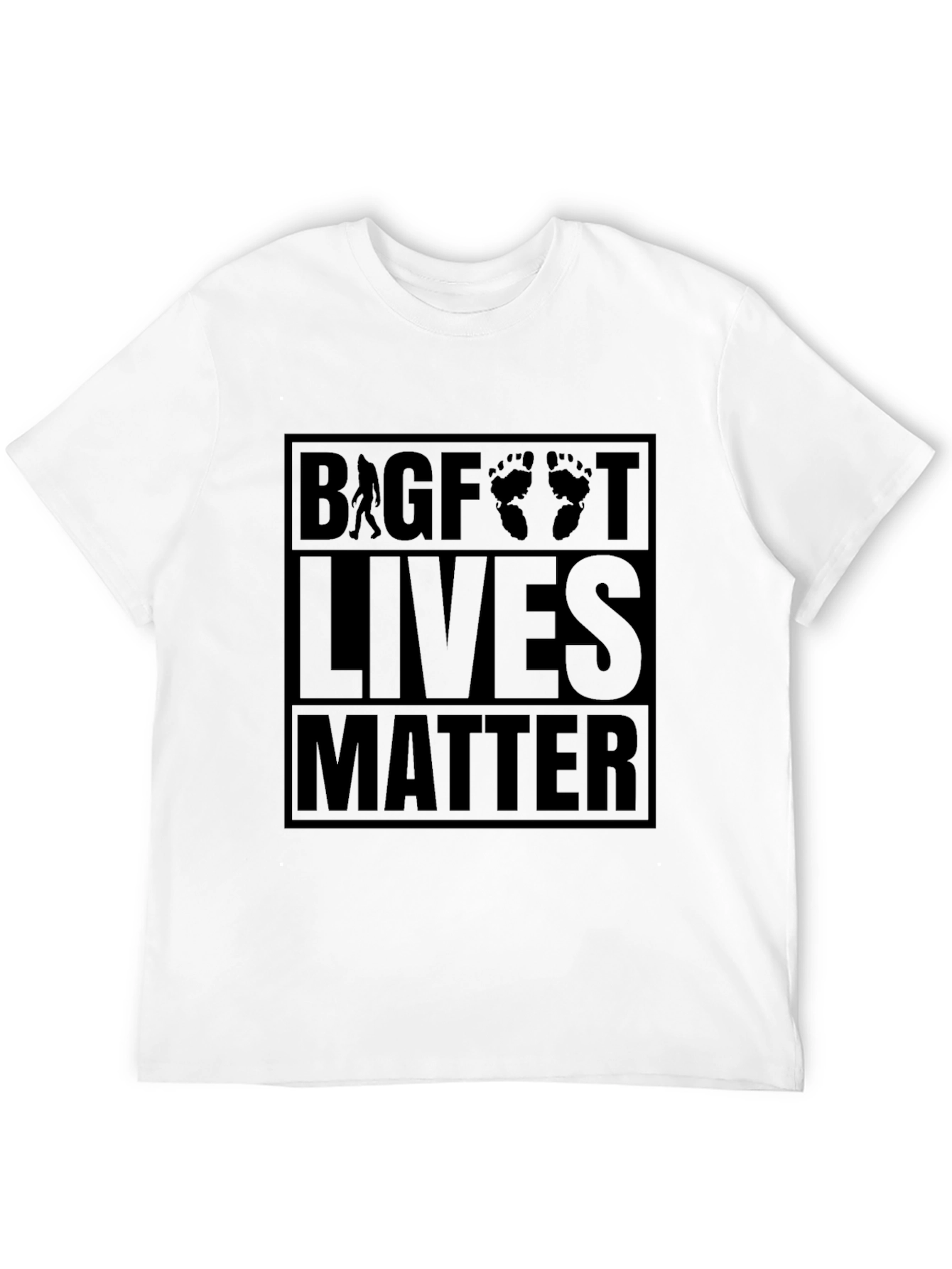 Bigfoot Lives Matter Black T-Shirt