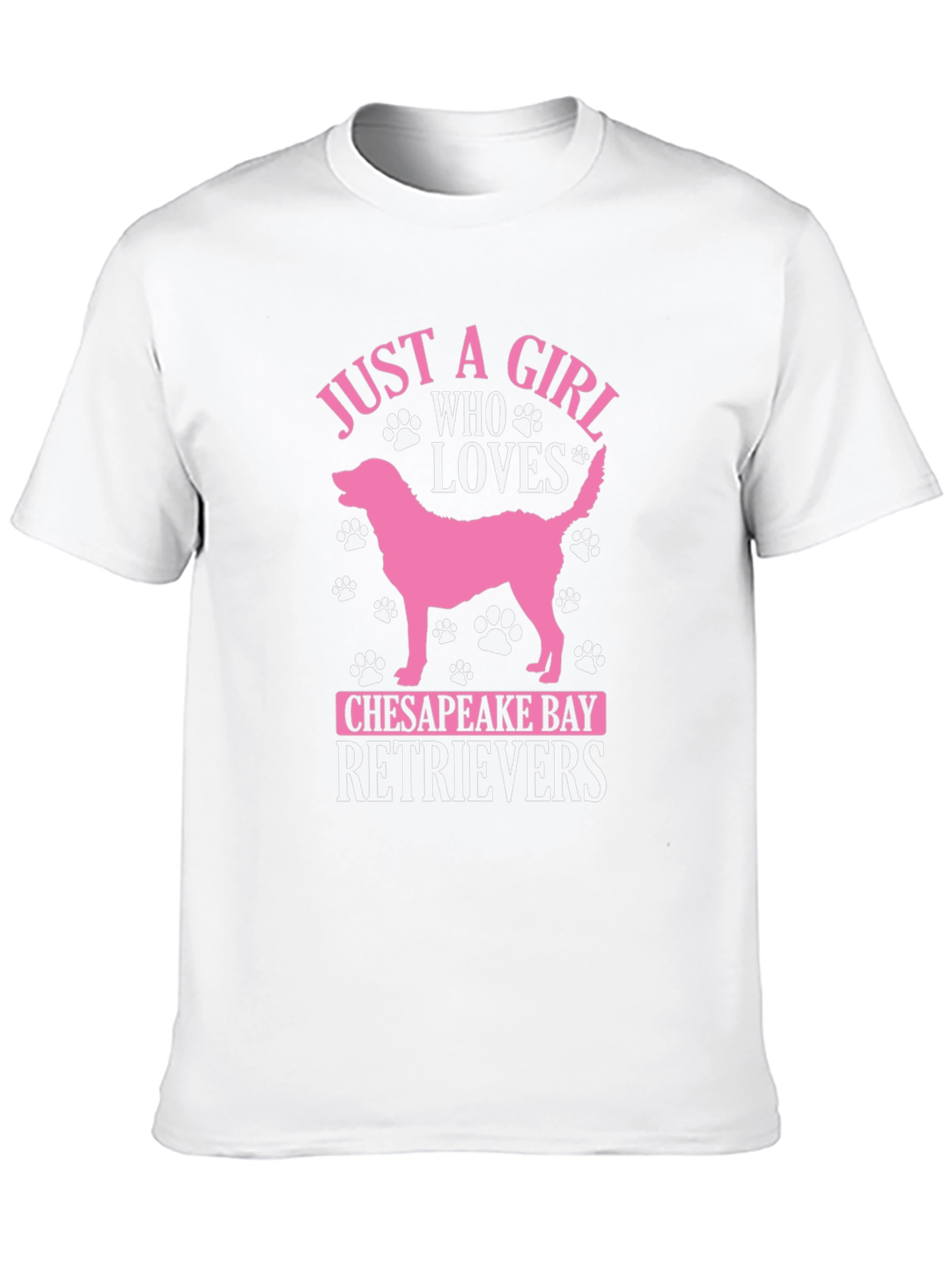 Chesapeake Bay Retriever Girl T-Shirt Dog Lover Tee