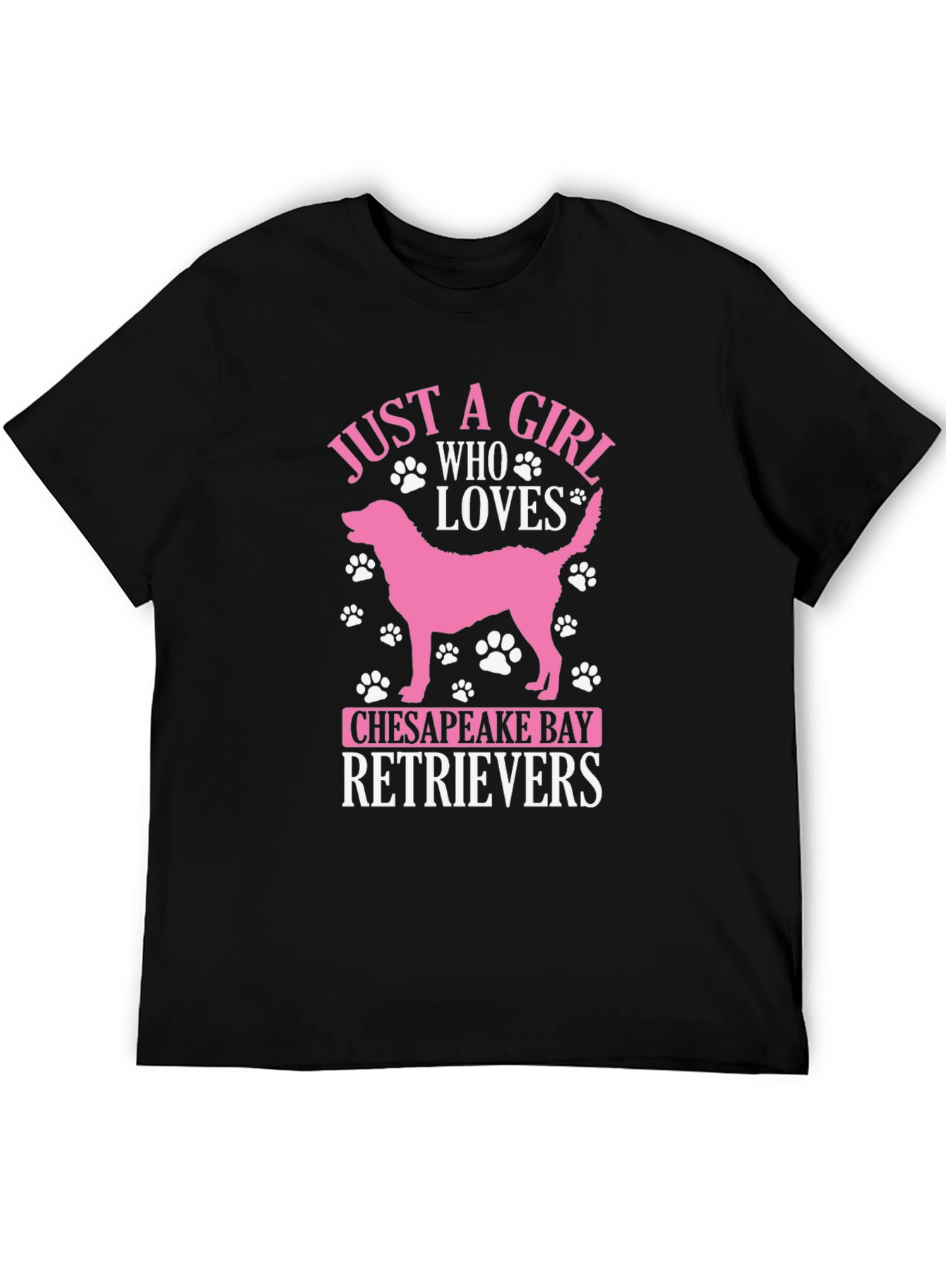 Chesapeake Bay Retriever Girl T-Shirt Dog Lover Tee