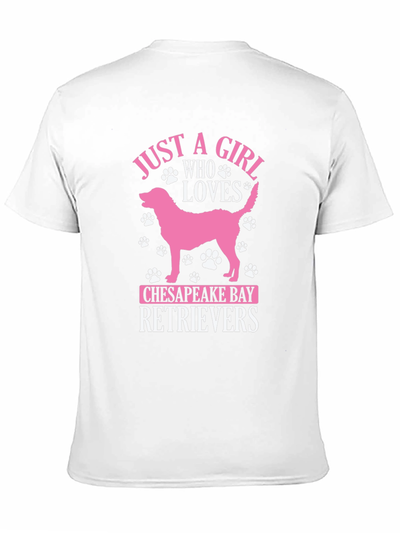 Chesapeake Bay Retriever Girl T-Shirt Dog Lover Tee
