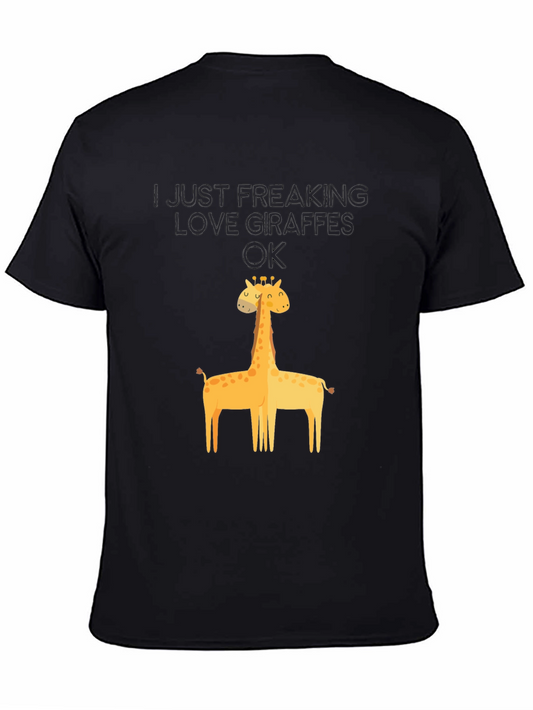 I Just Freaking Love Giraffes Graphic Tee