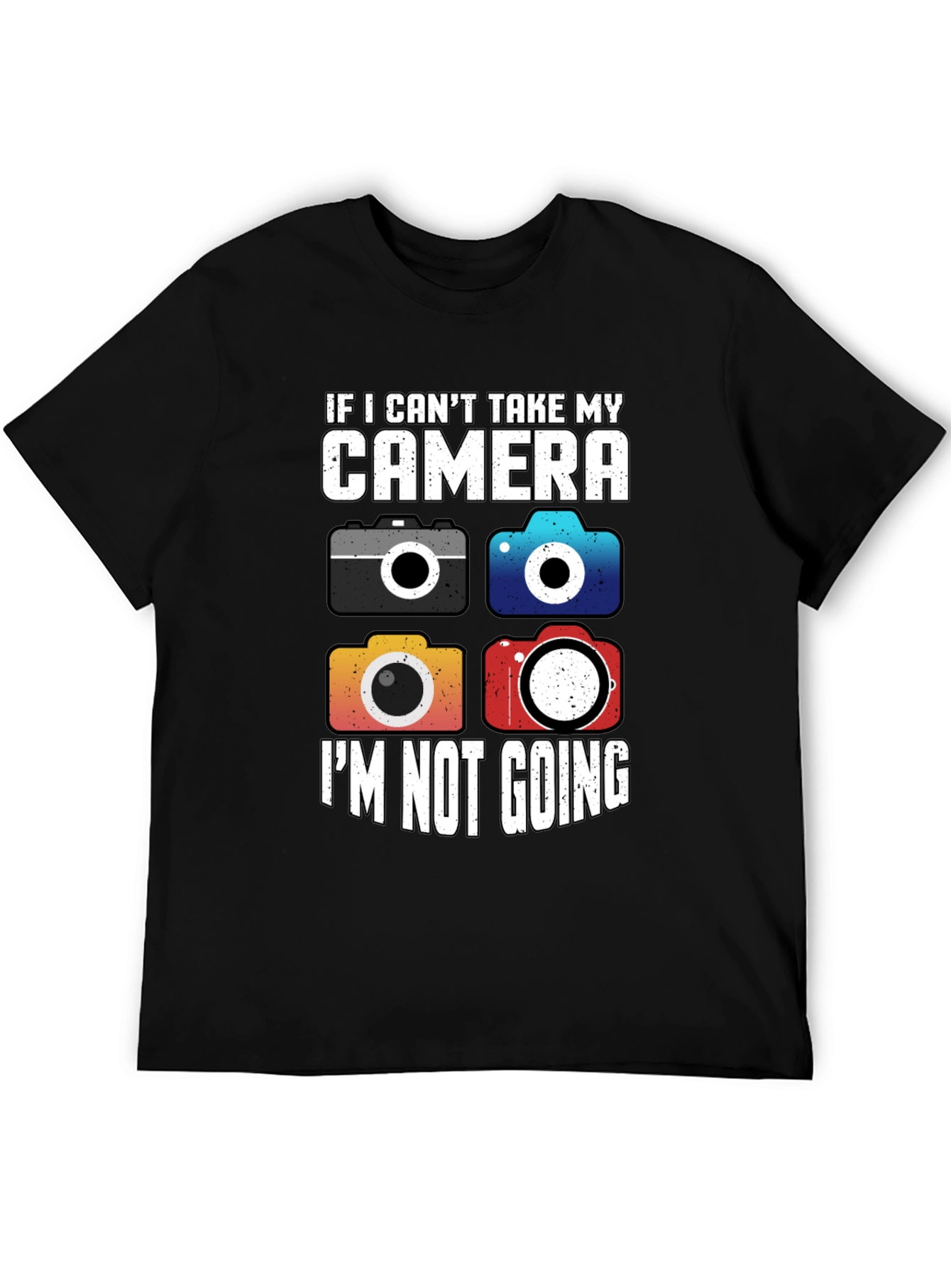 Camera Lovers T-Shirt - I Cant Take My Camera