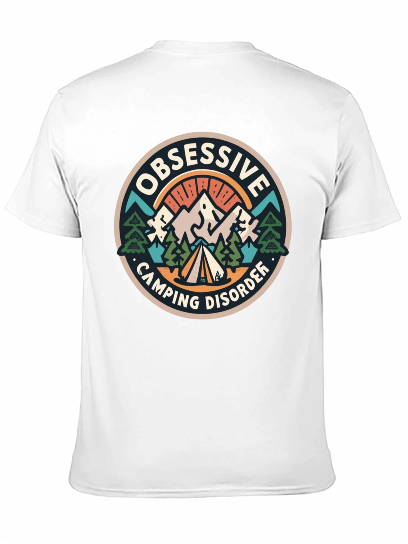 Obsessive Camping Disorder Black T-Shirt