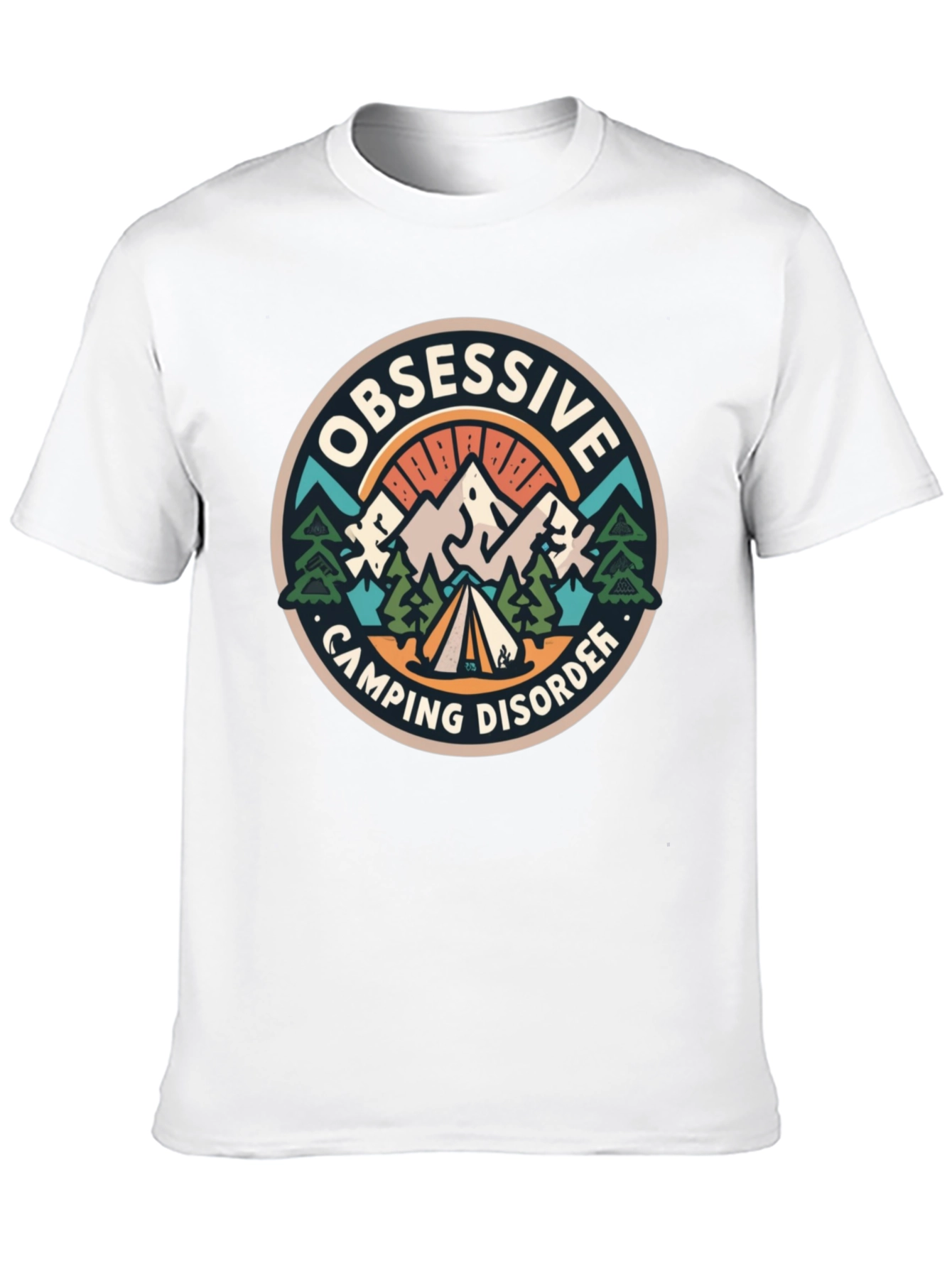 Obsessive Camping Disorder Black T-Shirt