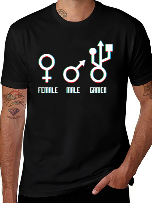 Gamer Gender T-Shirt - Funny Gaming Tee