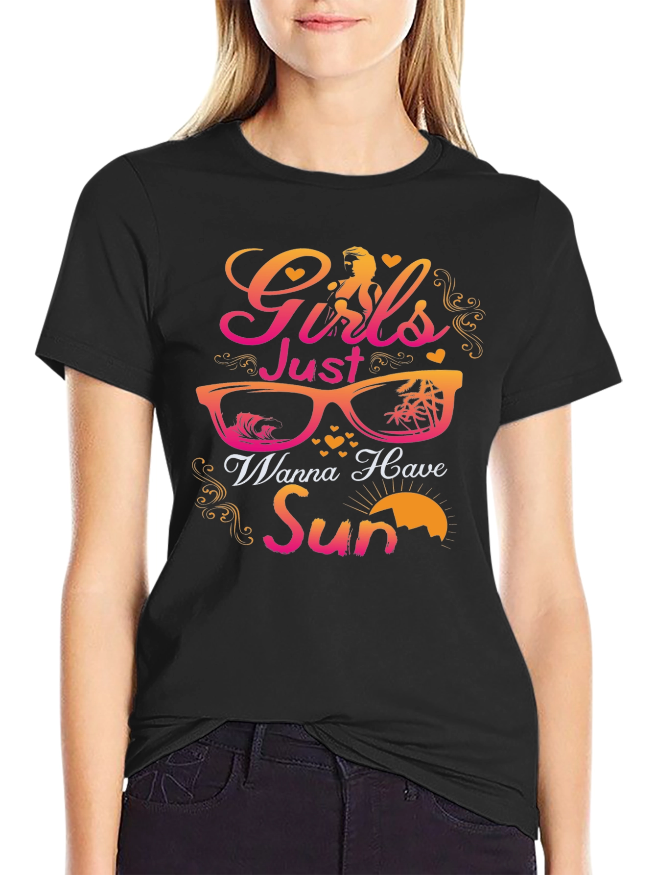Girls Just Wanna Have Sun Graphic Tee
