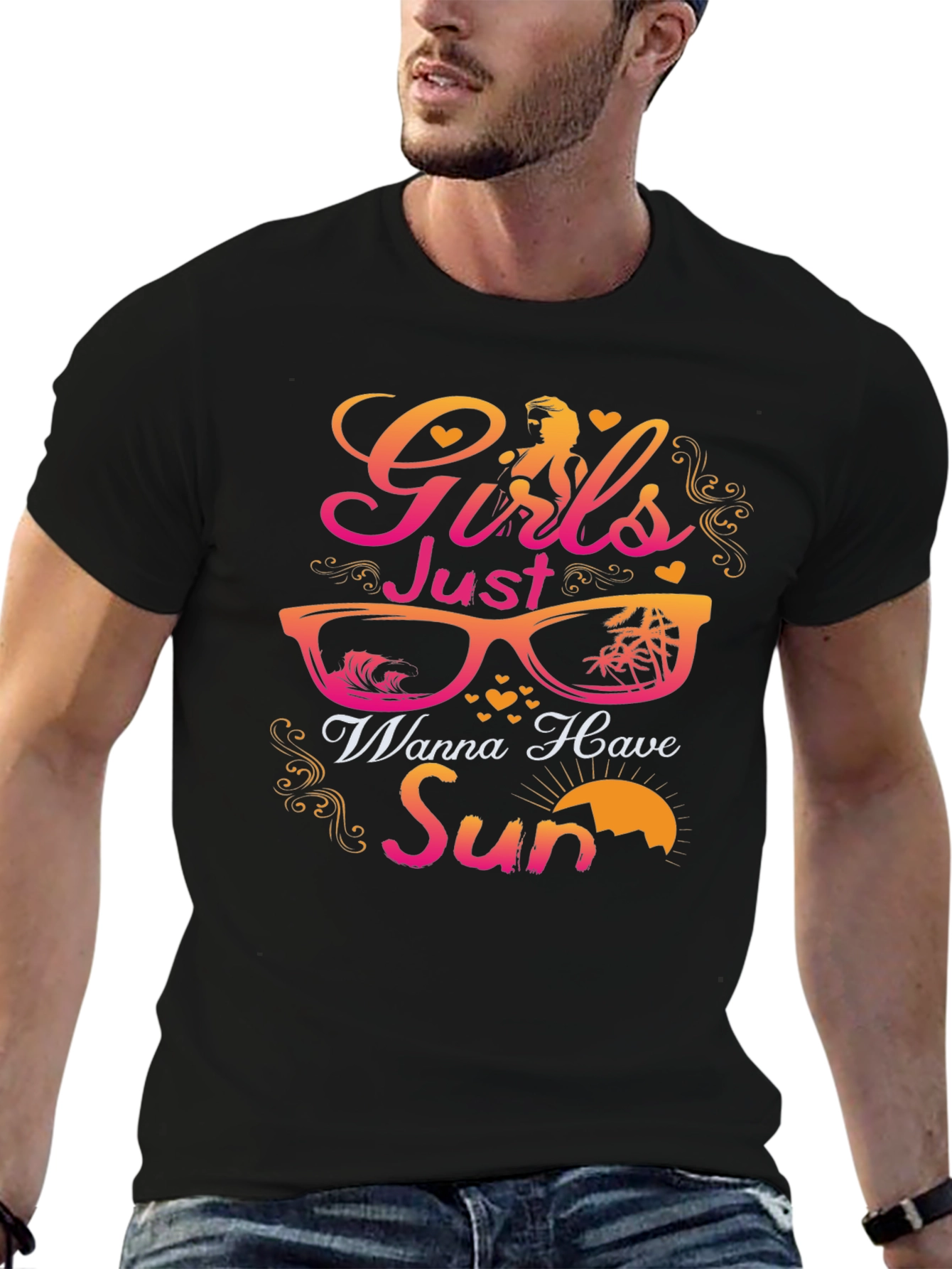 Girls Just Wanna Have Sun Graphic Tee
