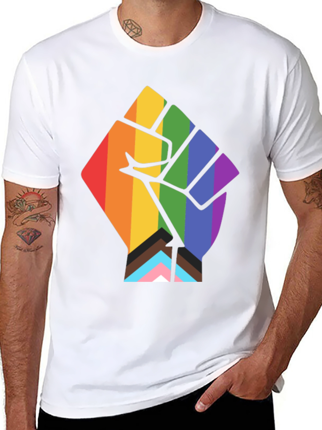 Pride Fist T-Shirt - LGBTQ+ Equality Tee