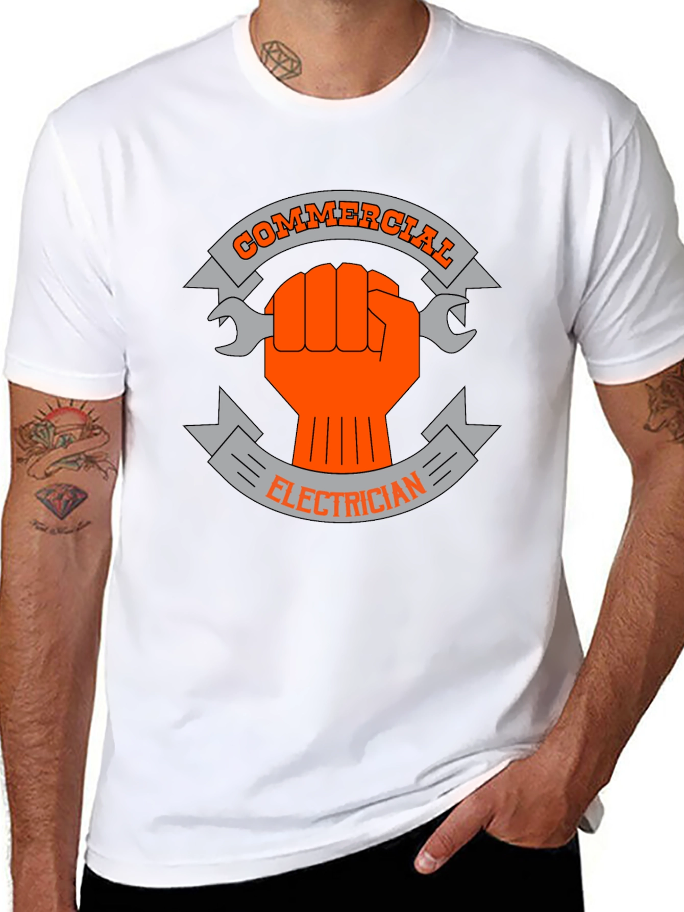 Commercial Electrician Graphic T-Shirt
