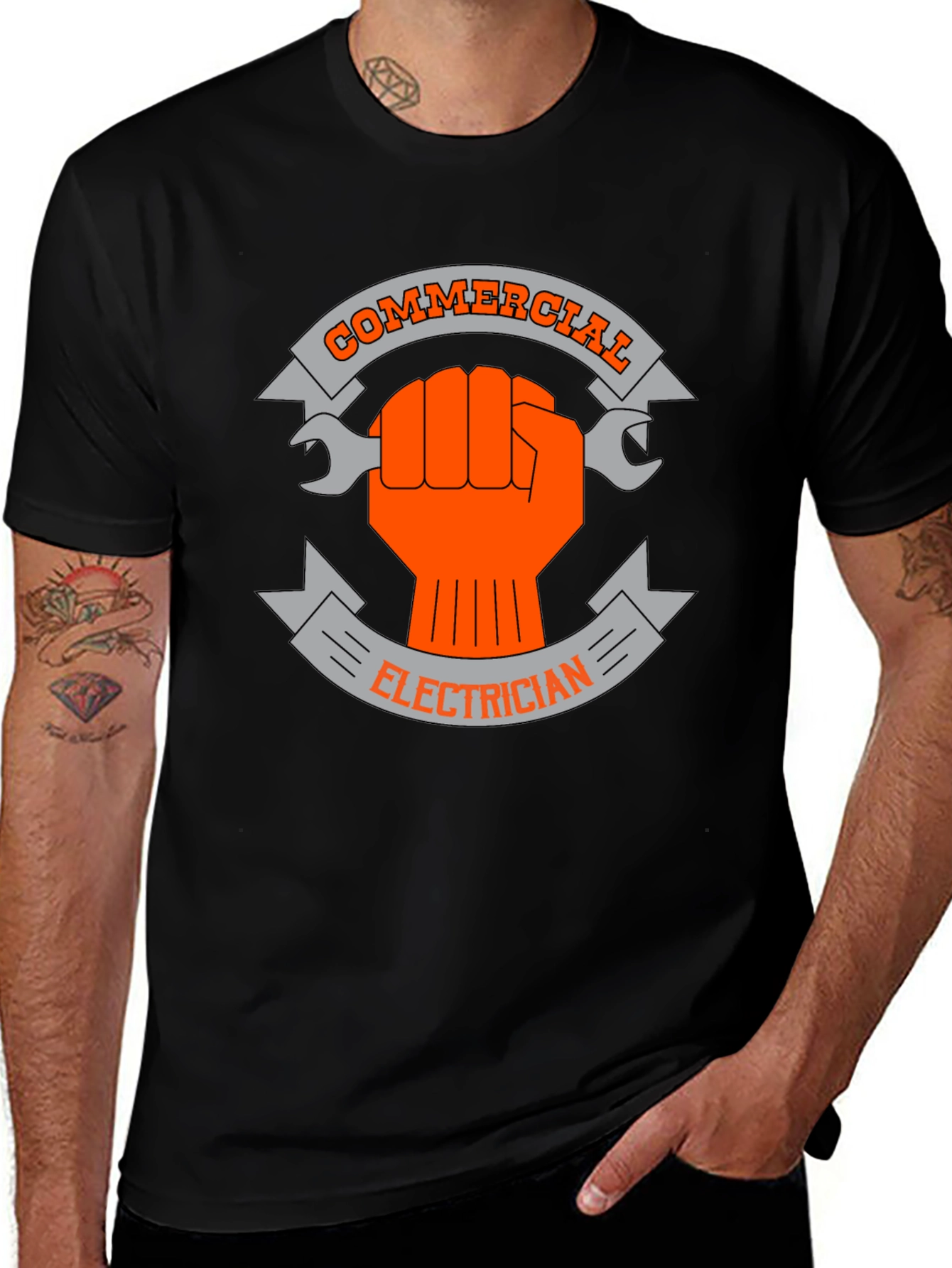Commercial Electrician Graphic T-Shirt