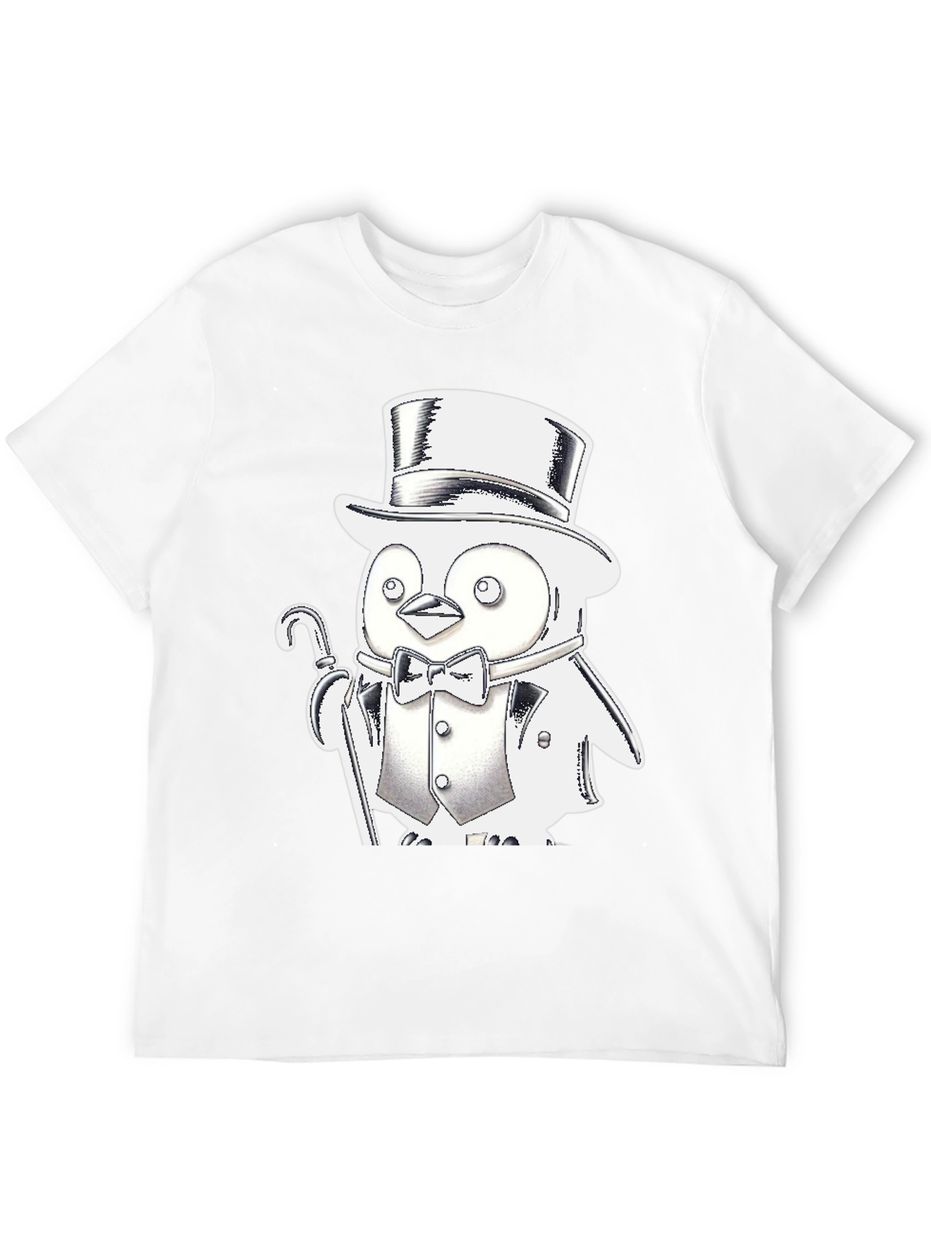 Penguin Tuxedo T-Shirt - Black Cotton Blend