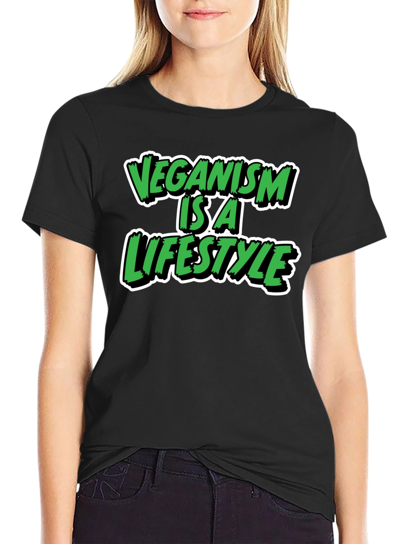 Veganism is a Lifestyle Graphic T-Shirt