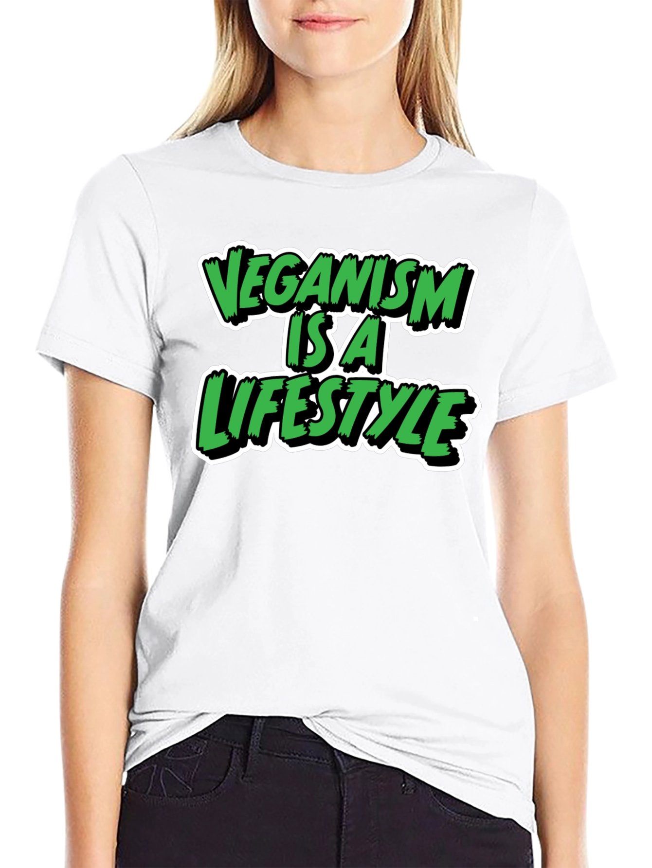 Veganism is a Lifestyle Graphic T-Shirt