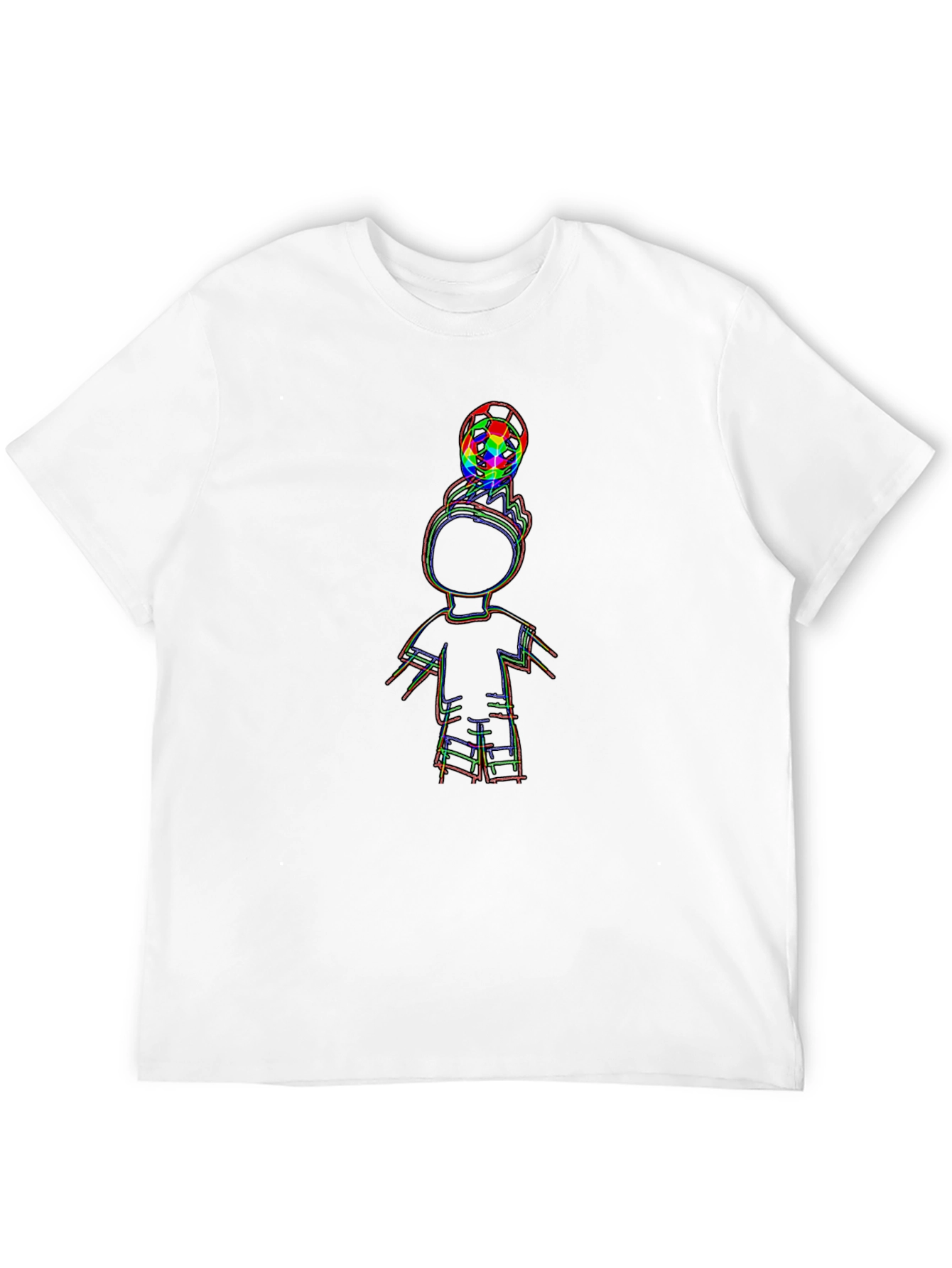 Cool Graphic Tee - Soccer Ball Design