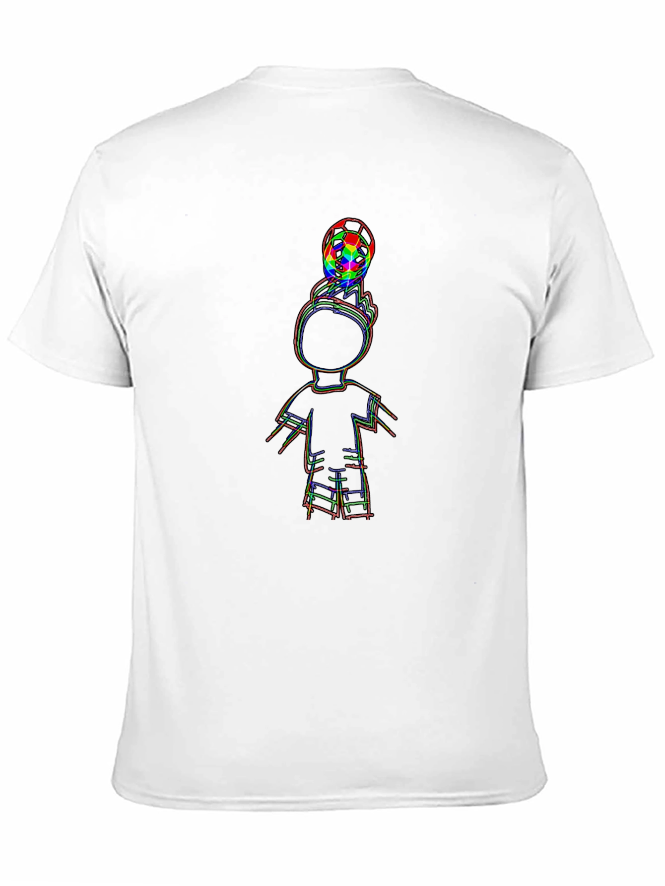 Cool Graphic Tee - Soccer Ball Design