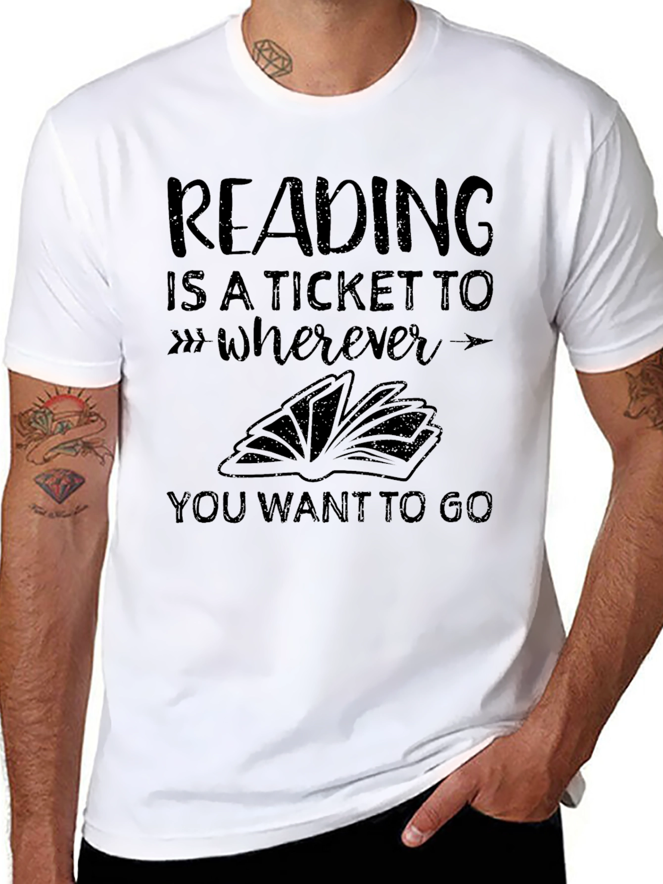 Reading is a Ticket to Wherever T-Shirt