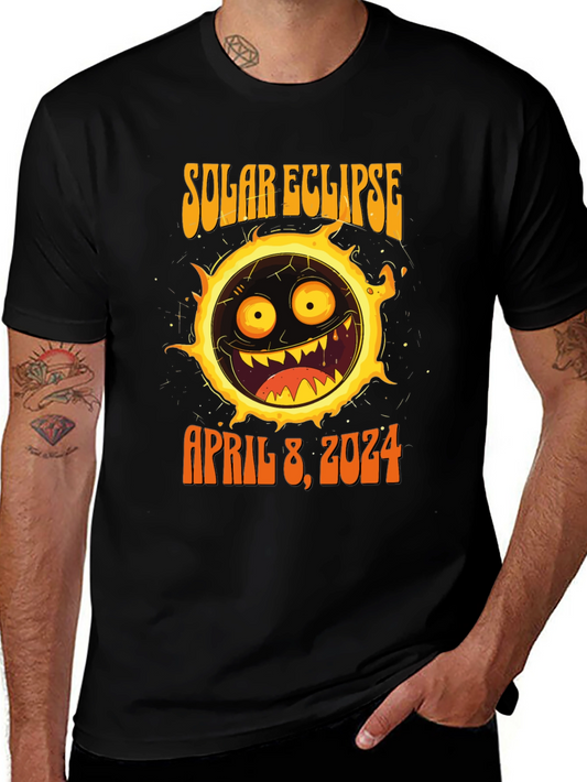 Solar Eclipse April 8 2024 Graphic T-Shirt