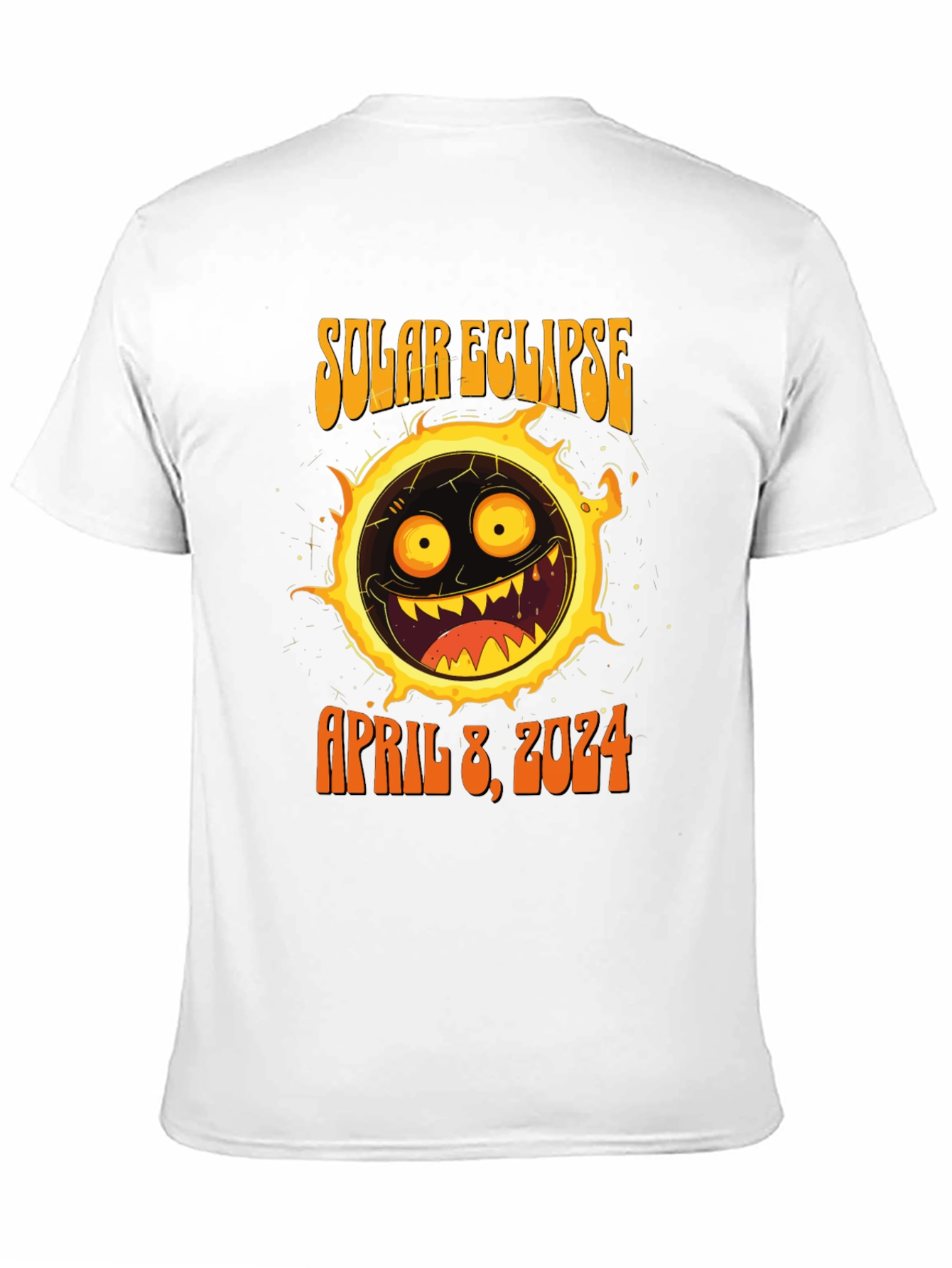 Solar Eclipse April 8 2024 Graphic T-Shirt