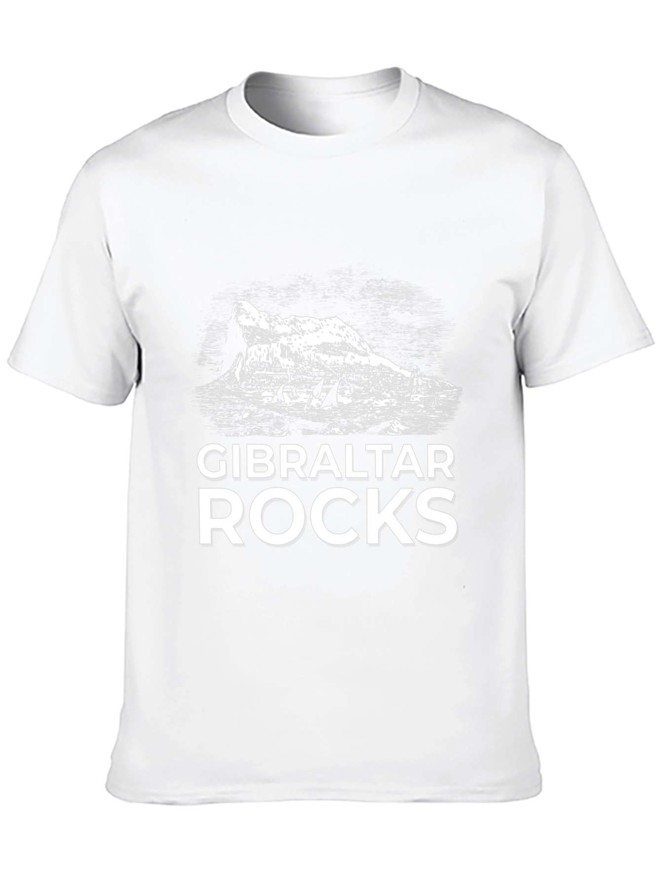 Gibraltar Rocks Graphic Tee - Black