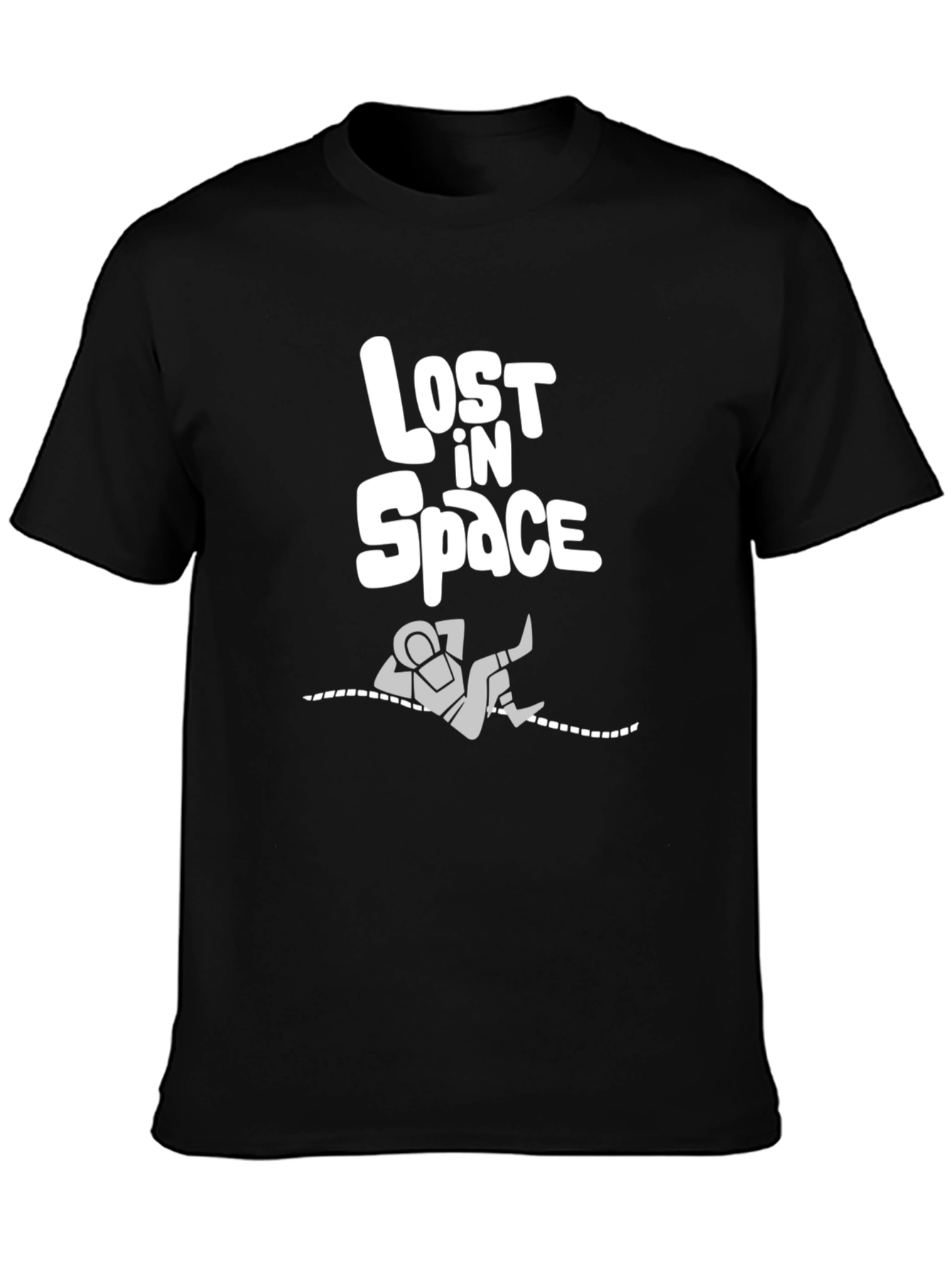 Lost in Space Graphic T-Shirt - Black