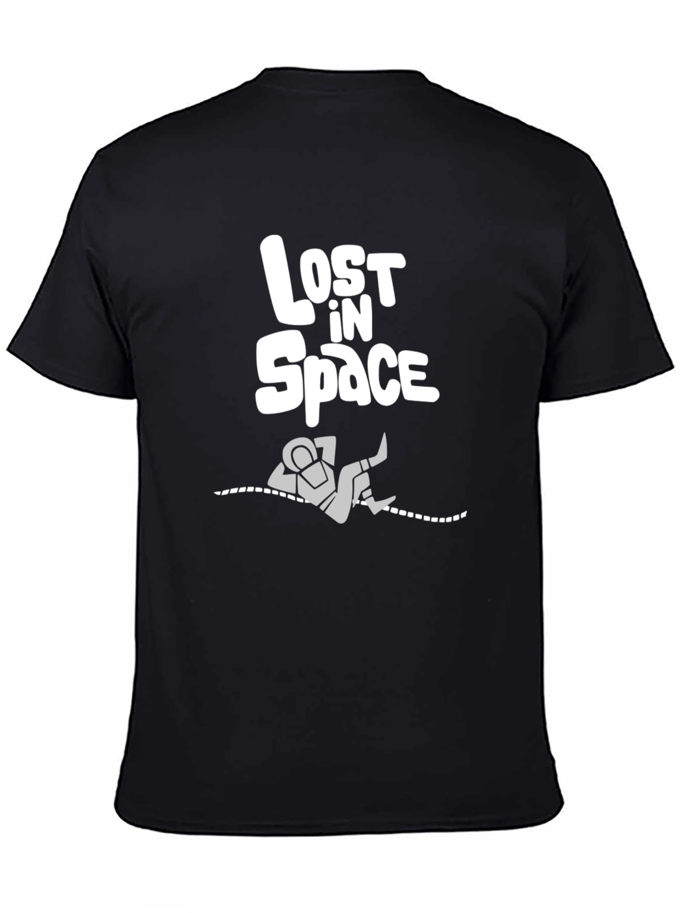 Lost in Space Graphic T-Shirt - Black