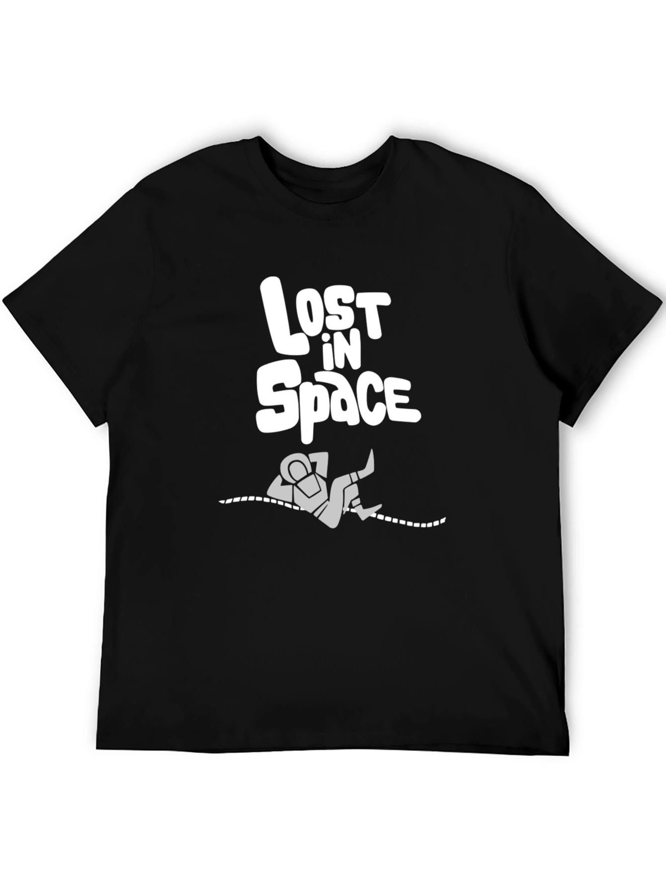 Lost in Space Graphic T-Shirt - Black