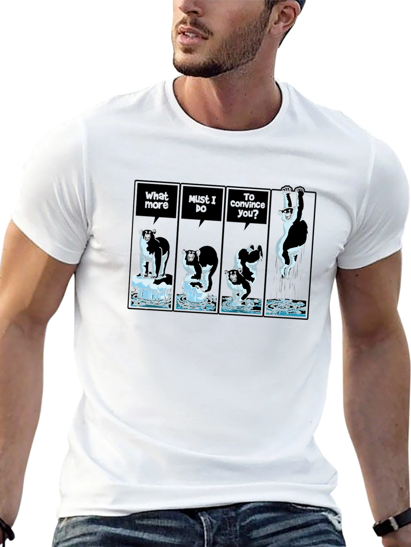 Polar Bear Global Warming T-Shirt