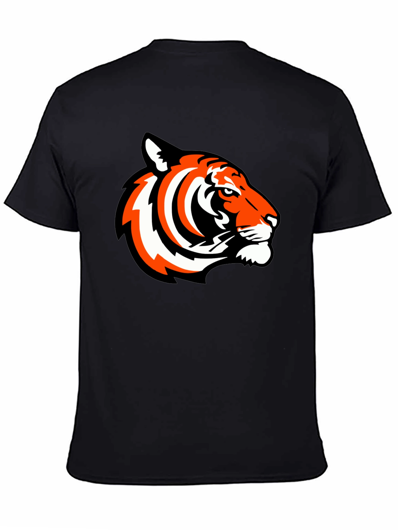 Tiger Graphic Tee - Bold Black T-Shirt