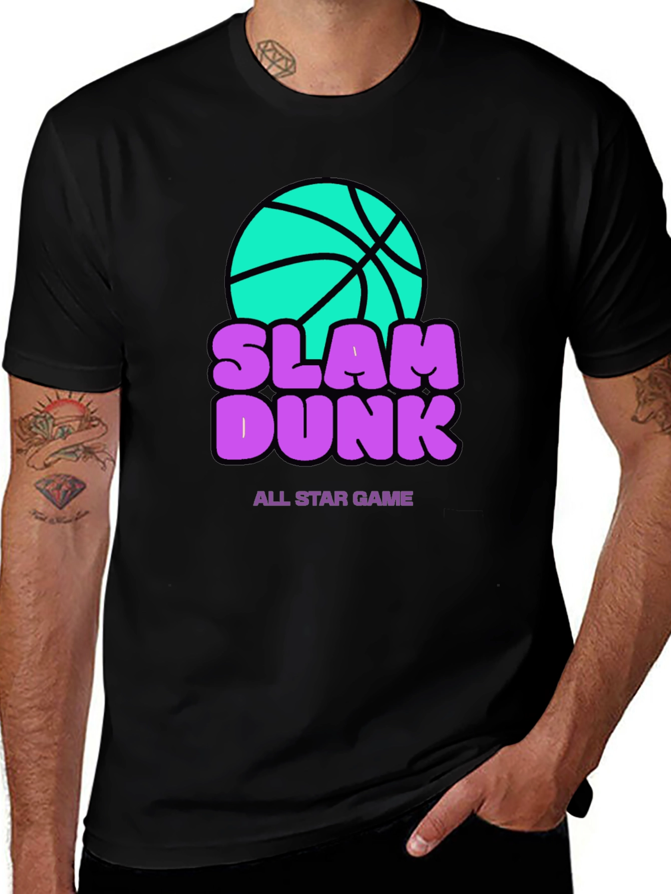 Slam Dunk All Star Game Black T-Shirt