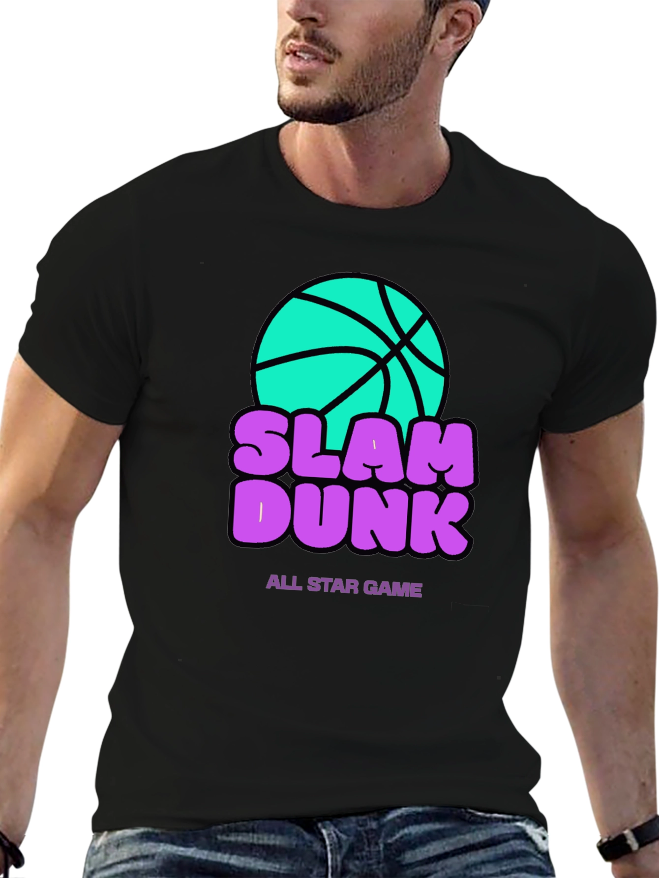 Slam Dunk All Star Game Black T-Shirt
