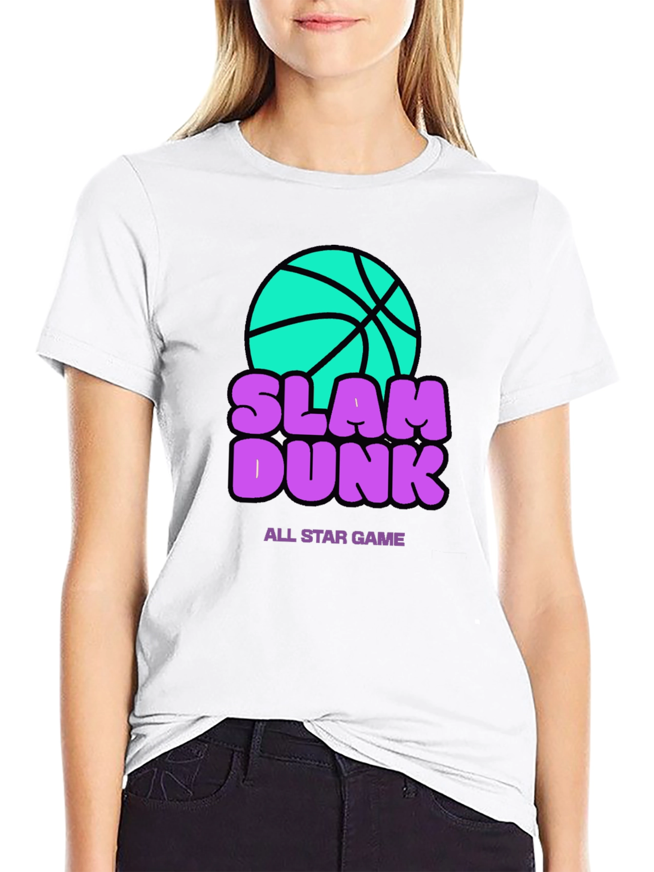 Slam Dunk All Star Game Black T-Shirt